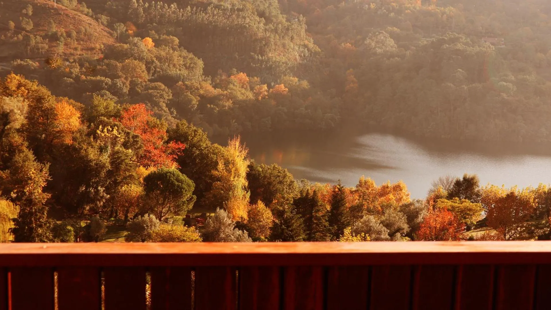 Lake view in Agrinho Suites & Spa Gerês