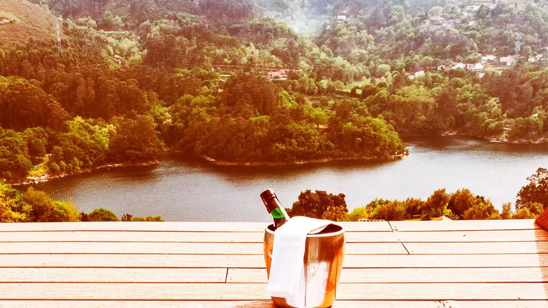 Lake view in Agrinho Suites & Spa Gerês