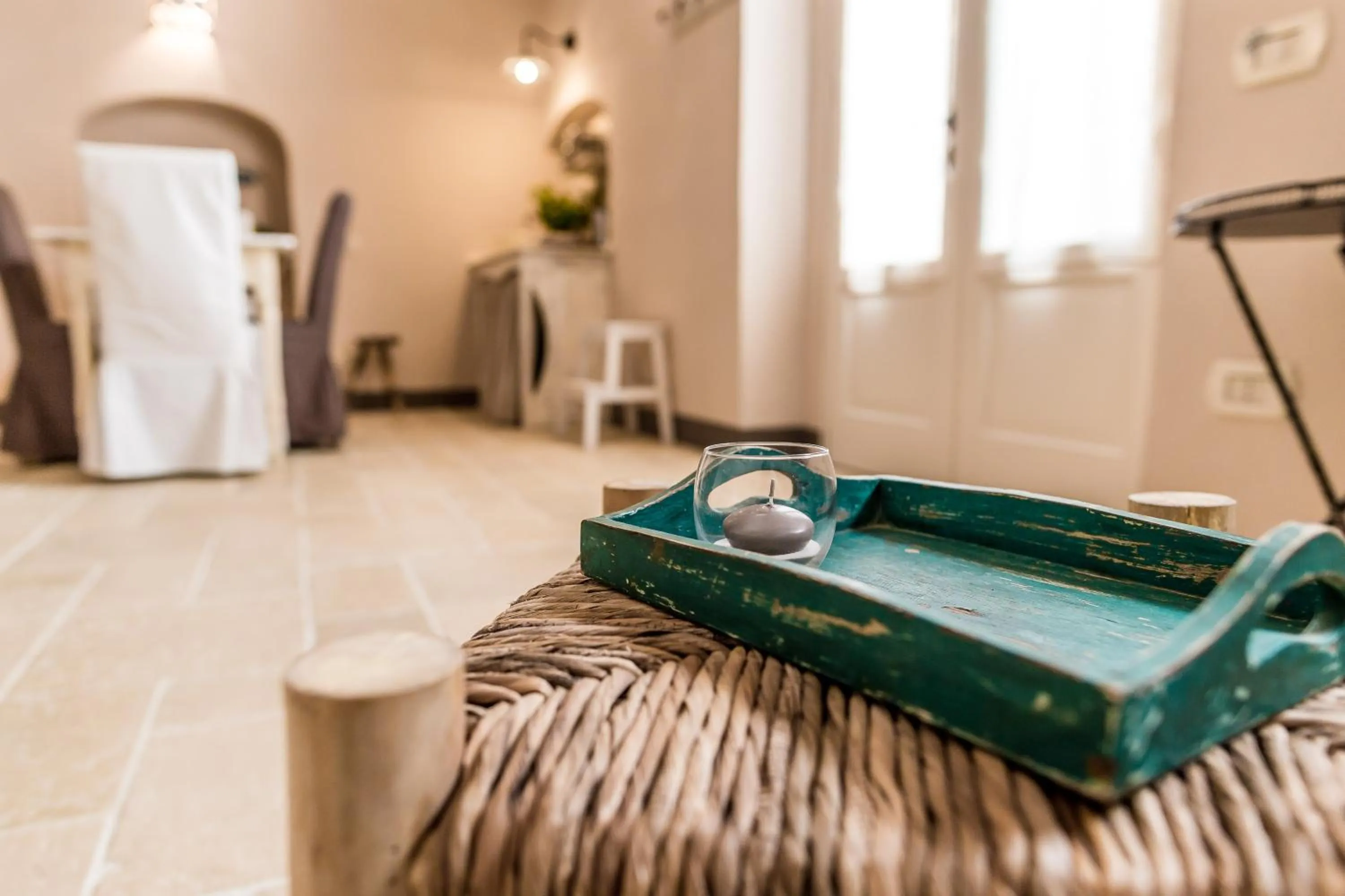 Seating area in Borgo San Gaetano