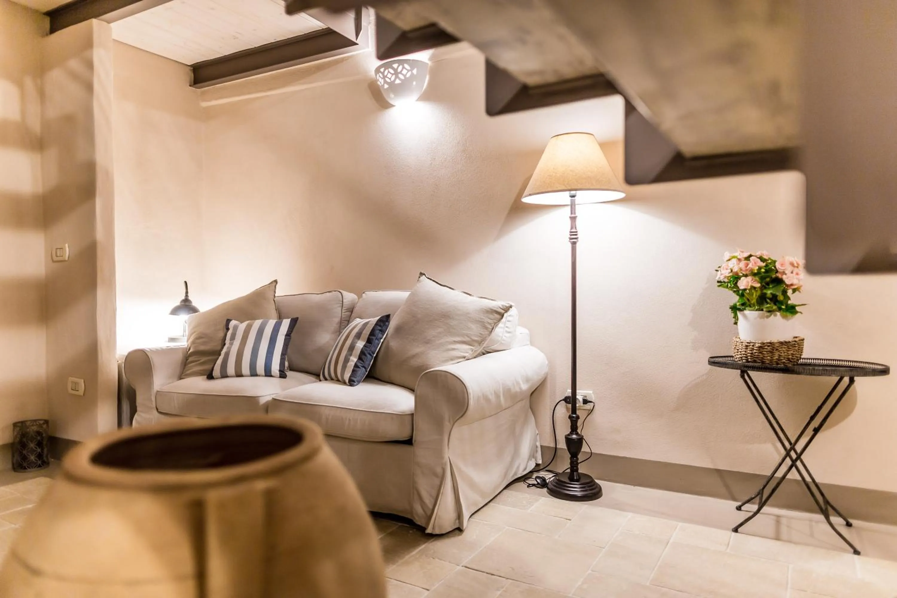 Seating area, Bed in Borgo San Gaetano