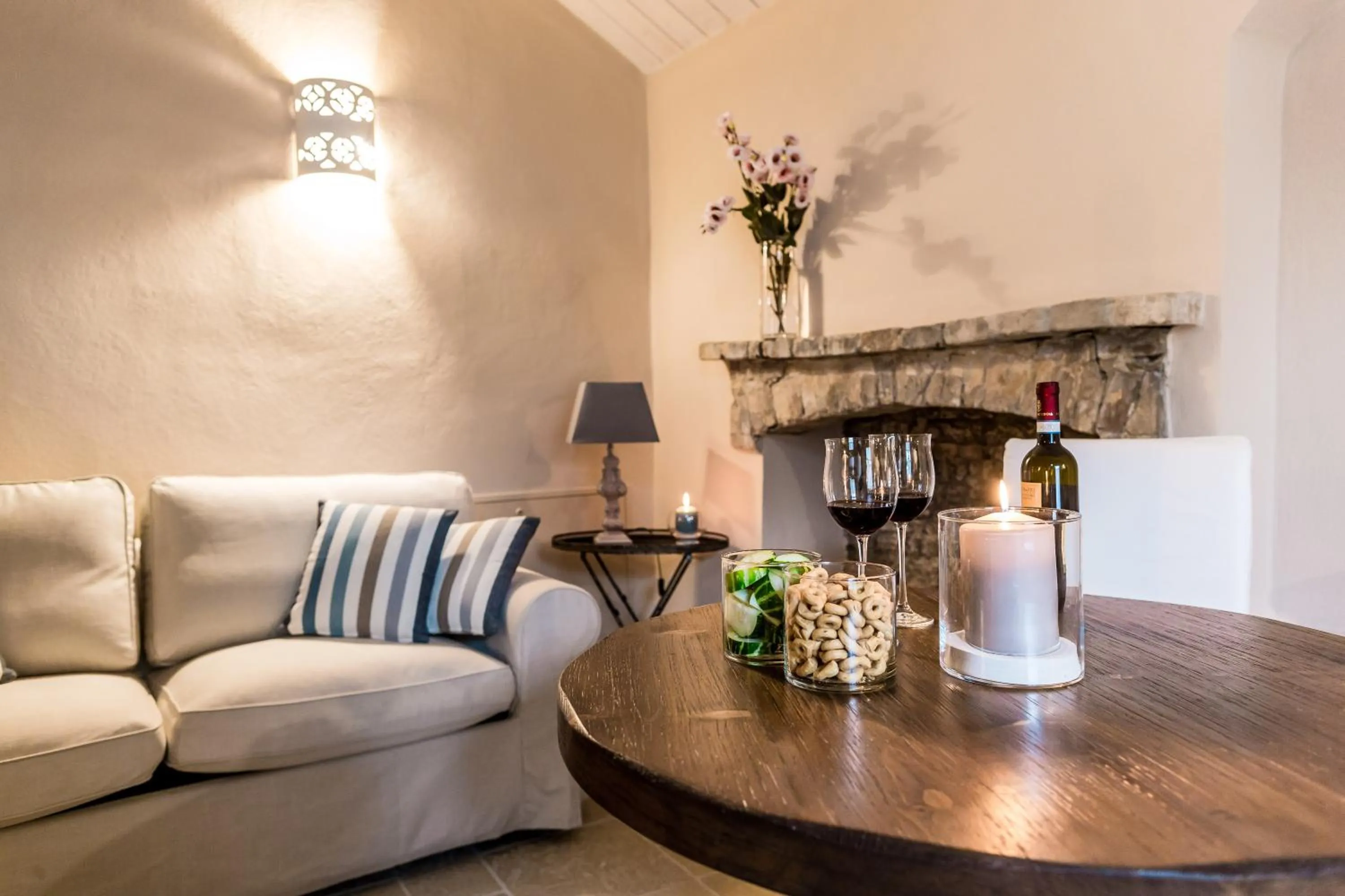 Seating area in Borgo San Gaetano