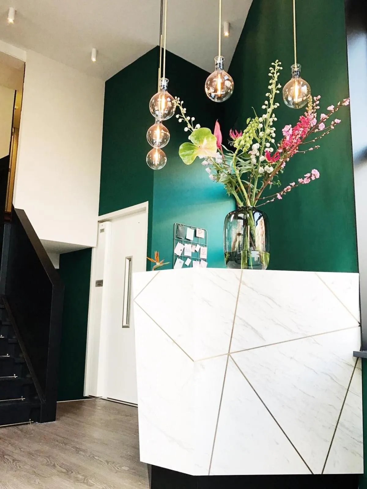 Lobby or reception in Linden Hotel