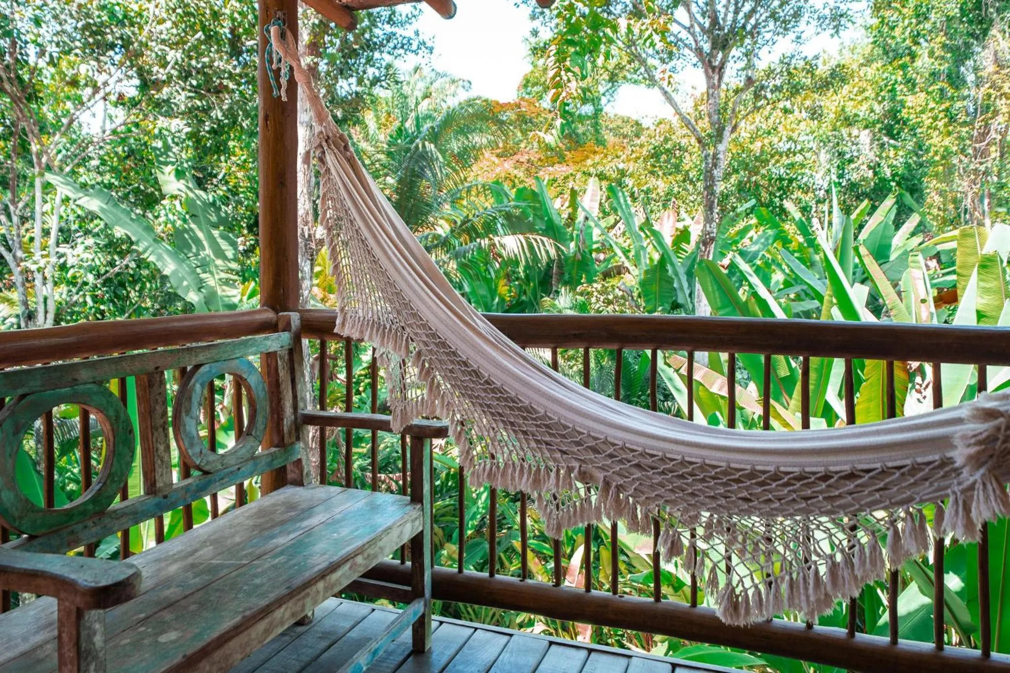 Garden view in Pousada do Bosque