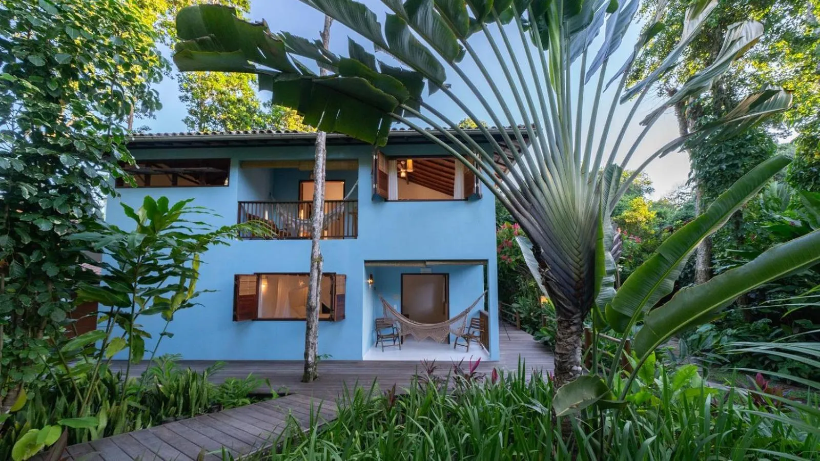 Garden view in Pousada do Bosque