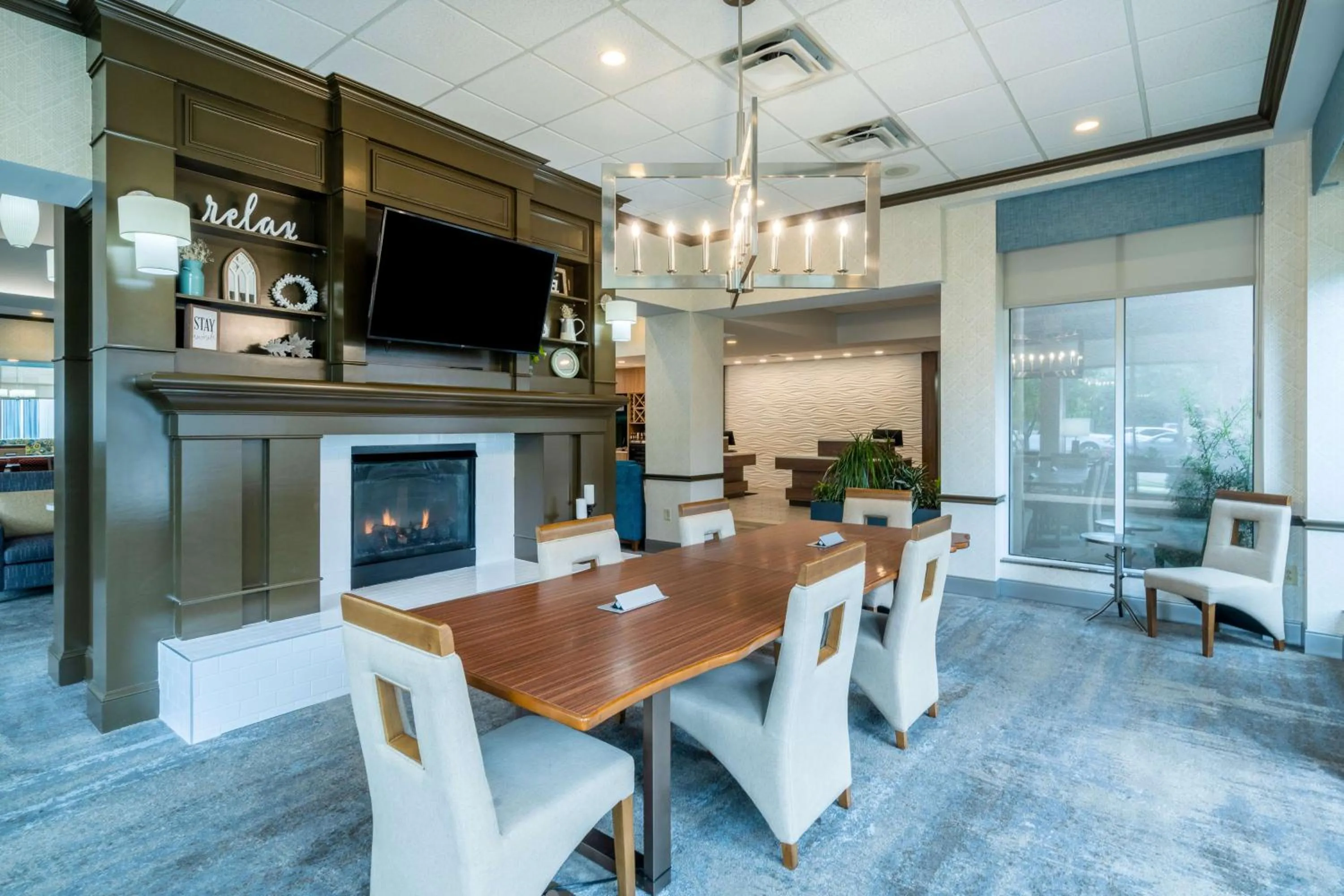 Lobby or reception in Hilton Garden Inn Augusta