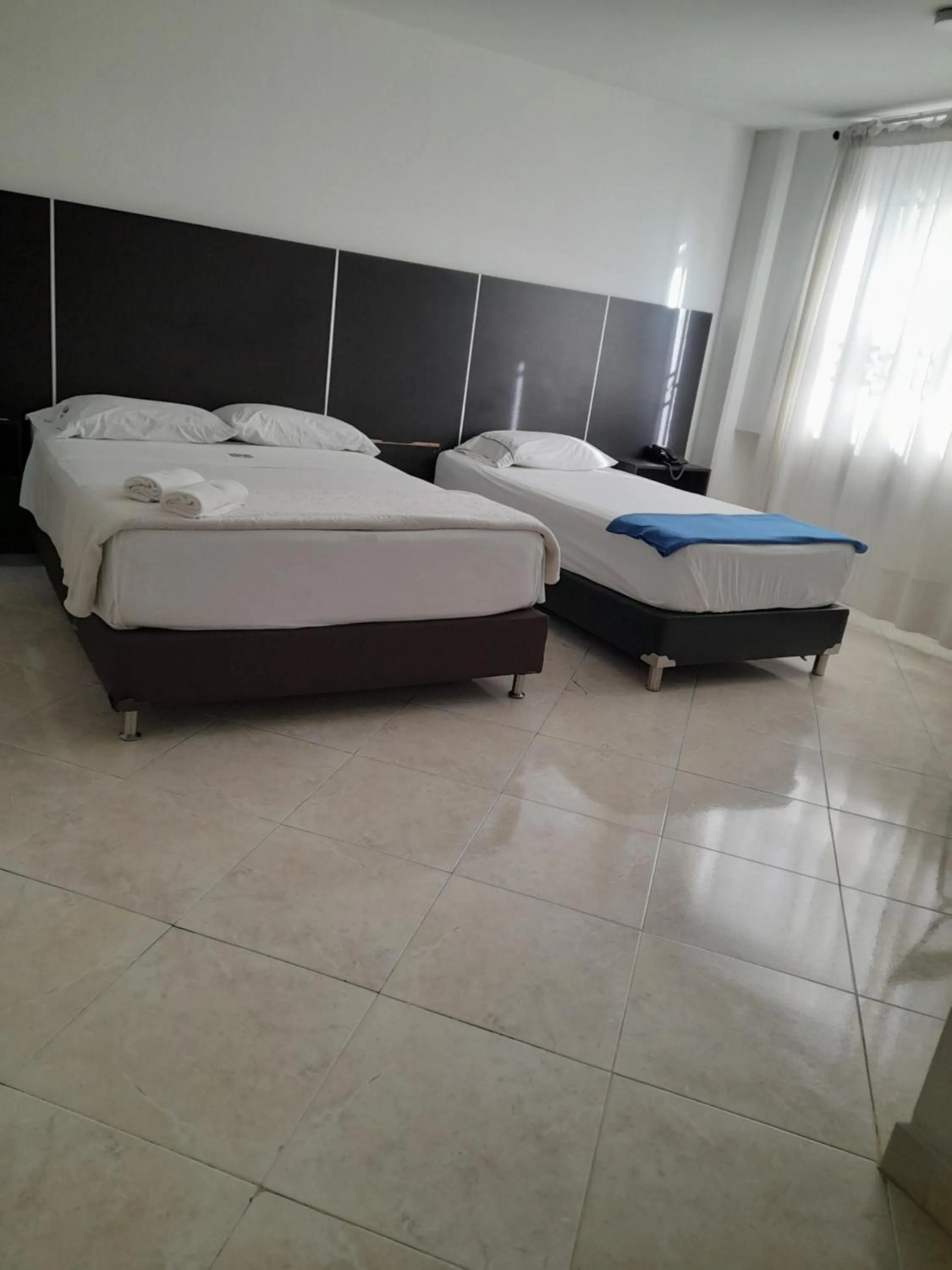 Bed in Hotel Saint John