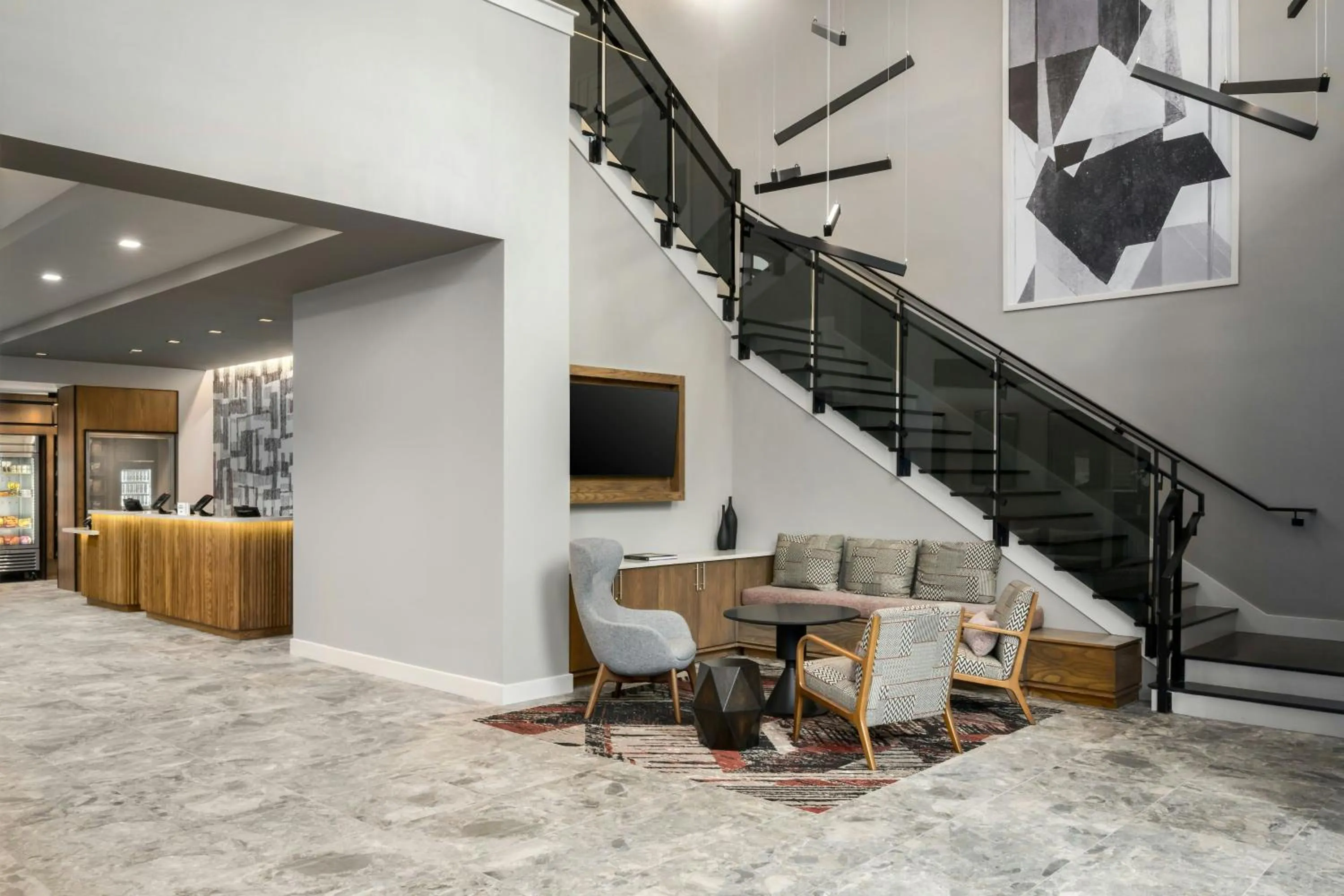 Lobby or reception in Courtyard by Marriott Athens Downtown