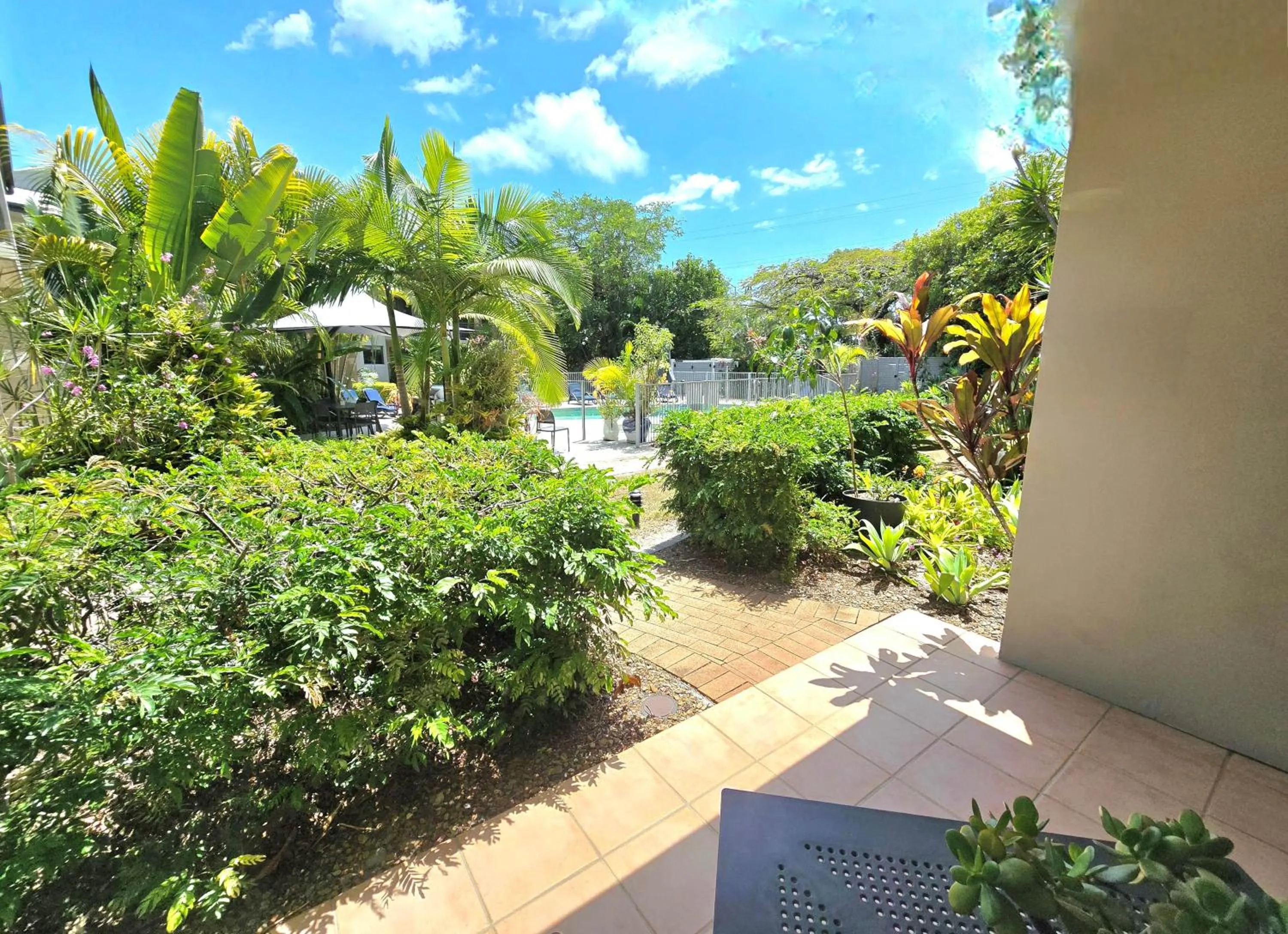 Patio in Noosa River Retreat Holiday Apartments