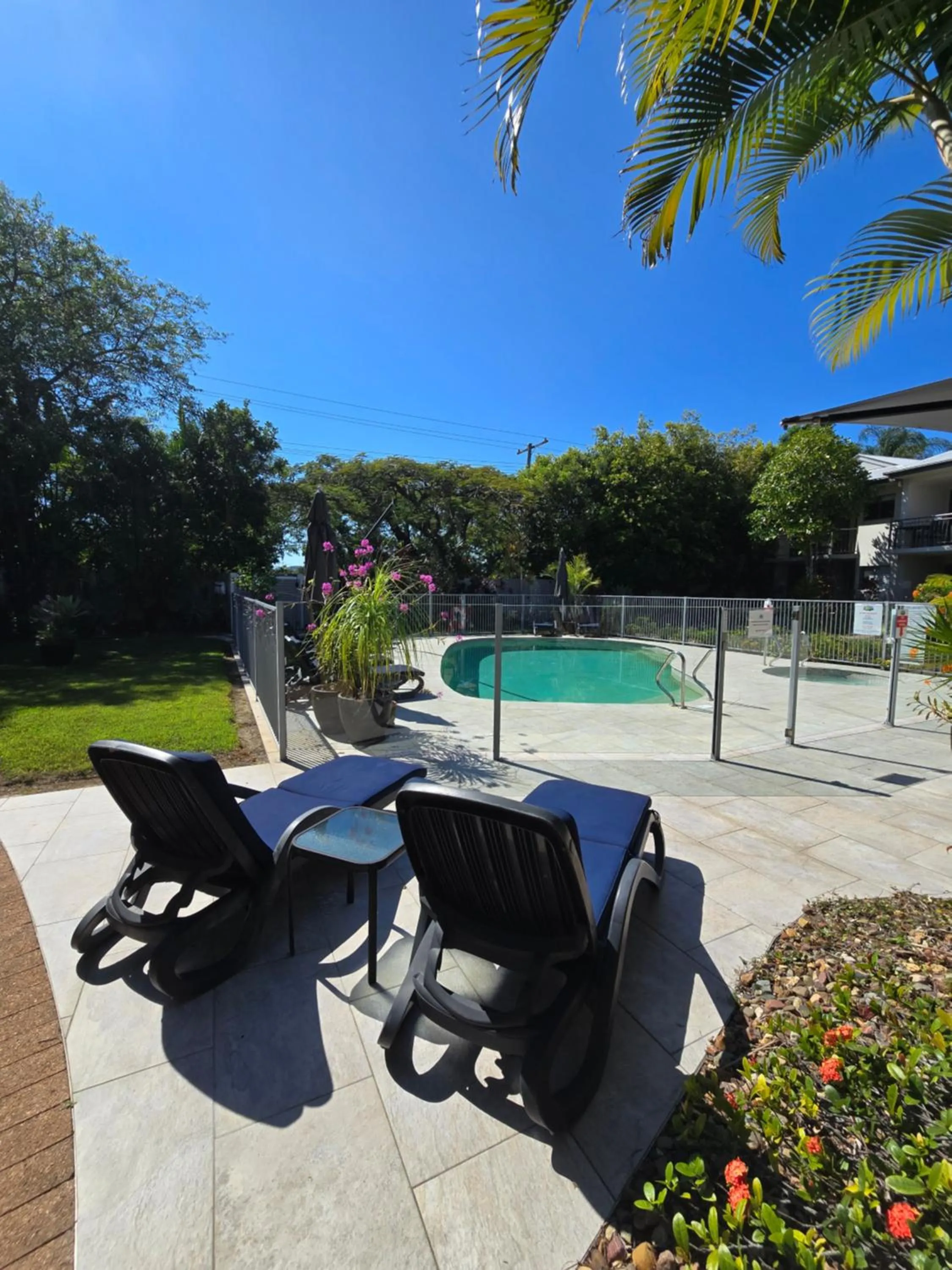Patio in Noosa River Retreat Holiday Apartments