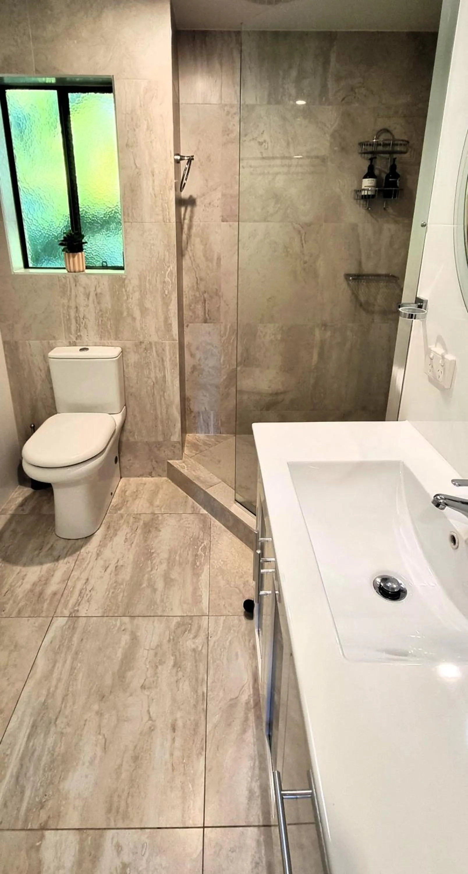 Shower in Noosa River Retreat Holiday Apartments