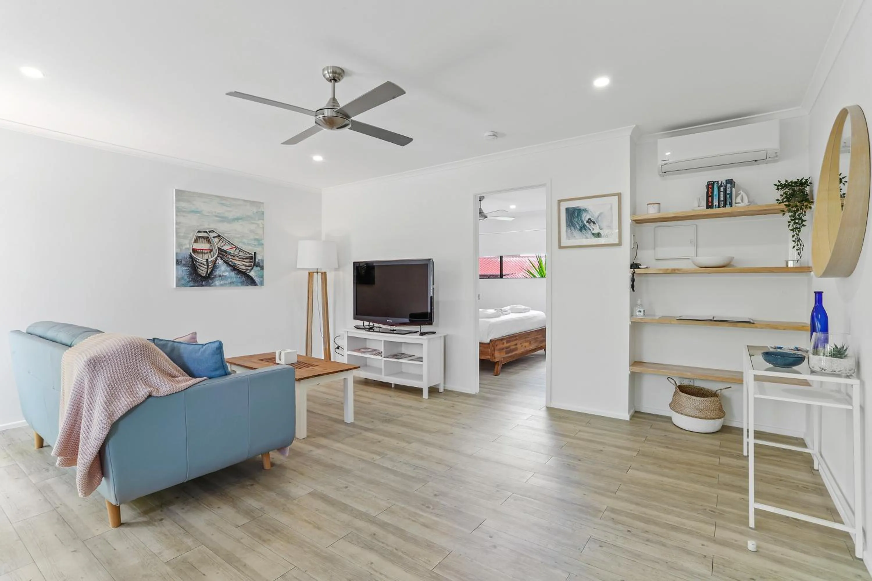 Living room in Noosa River Retreat Holiday Apartments