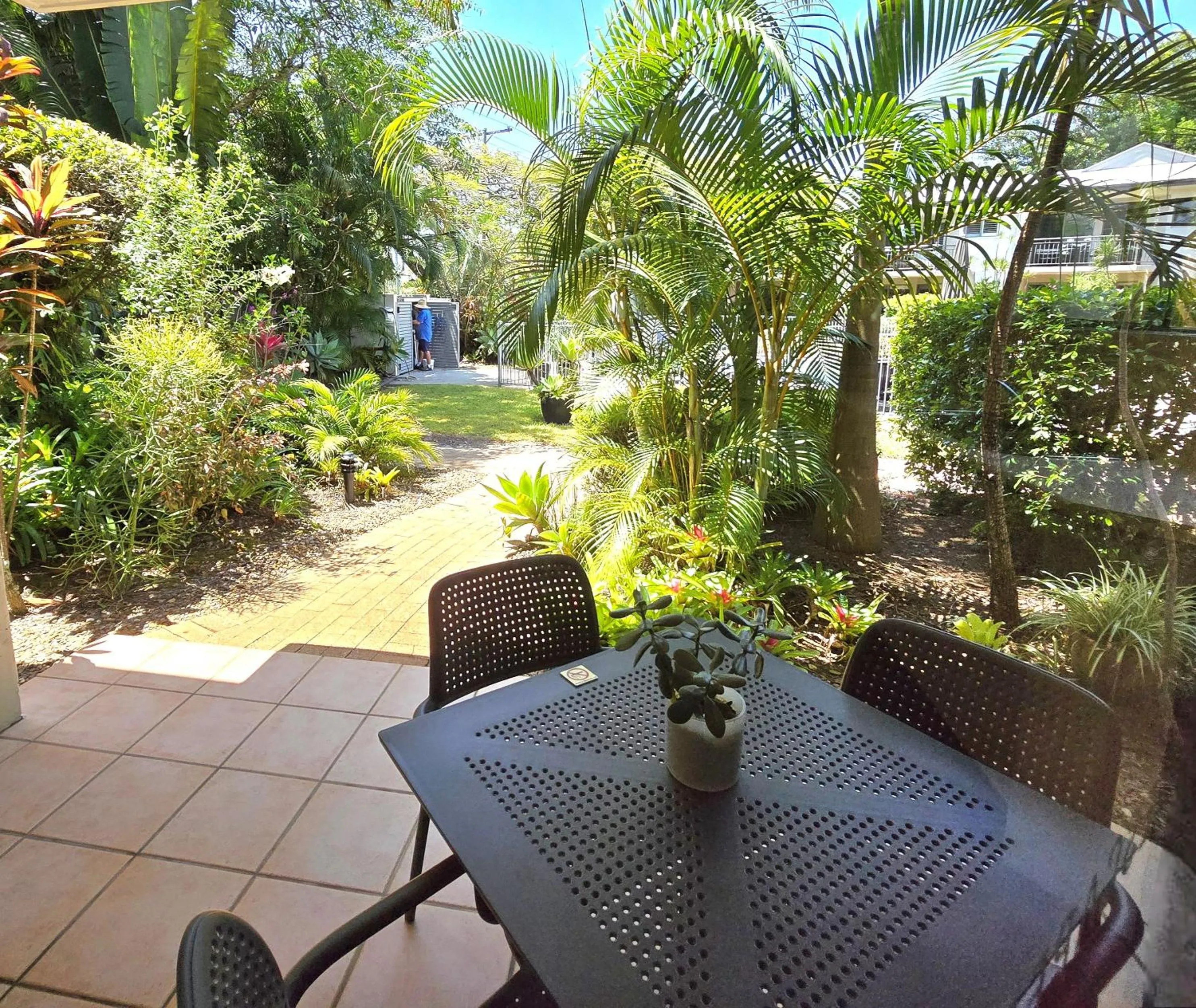 Patio in Noosa River Retreat Holiday Apartments