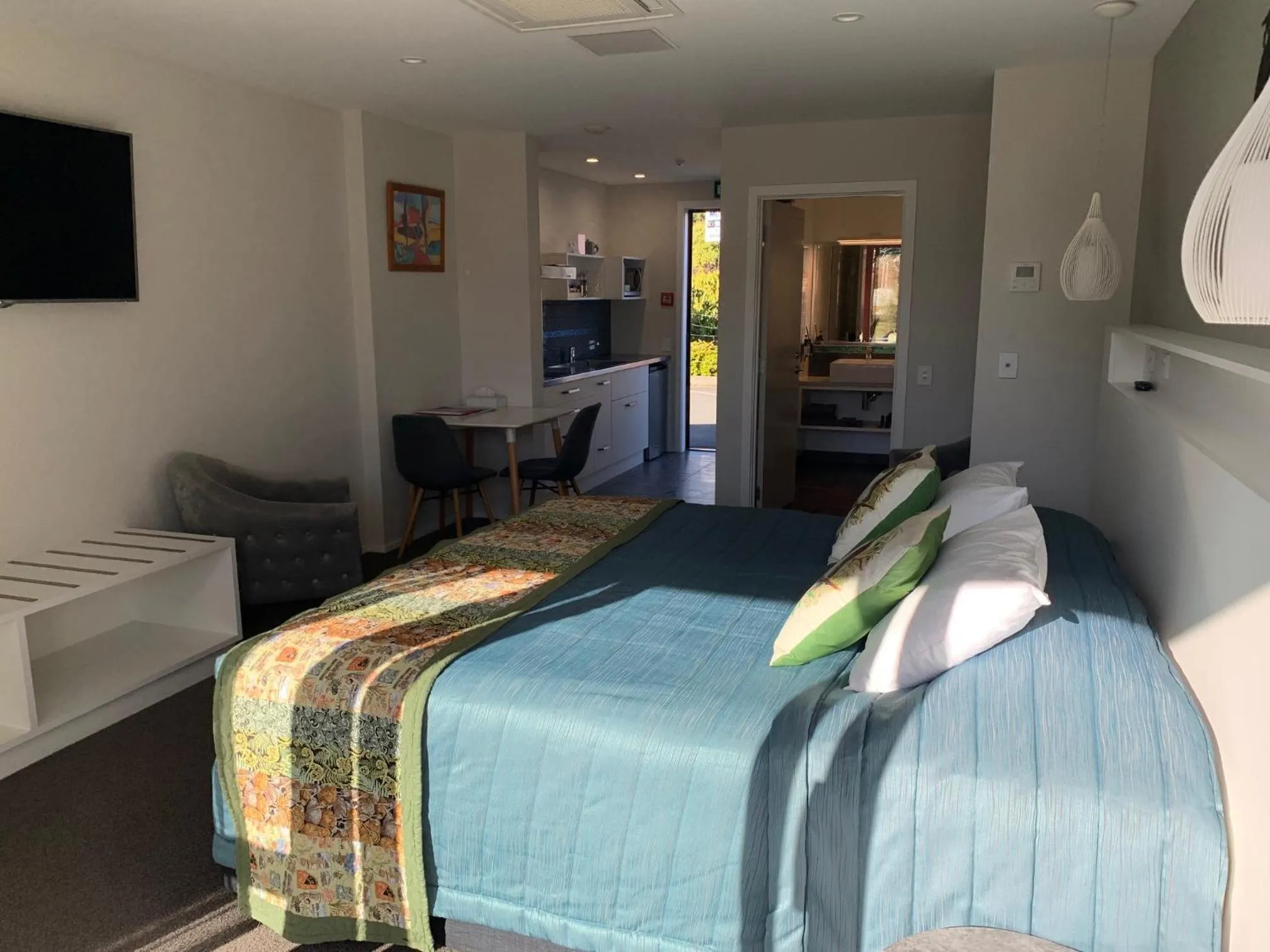 Bed in Red Tussock Motel