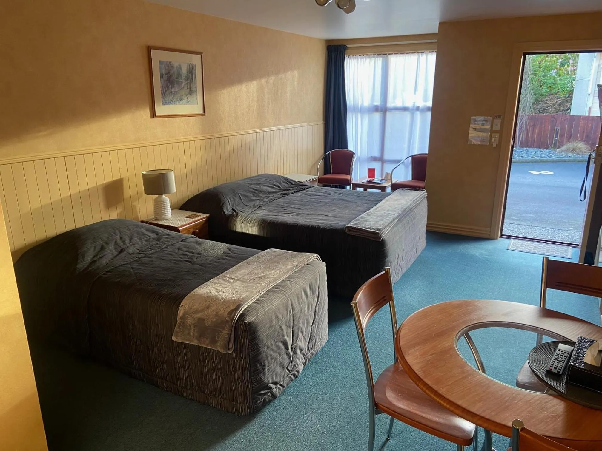 Bed in Red Tussock Motel