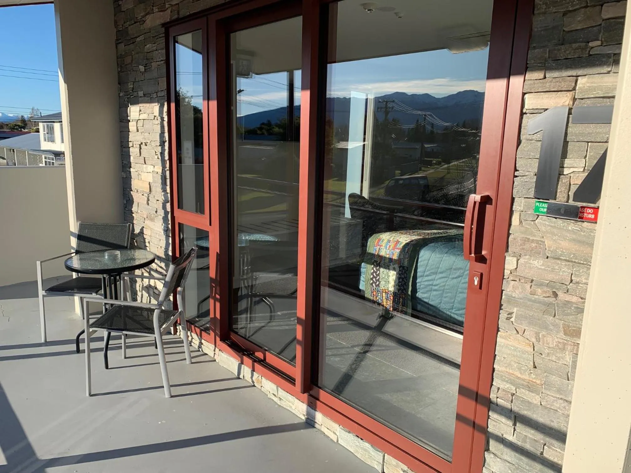 Balcony/Terrace in Red Tussock Motel