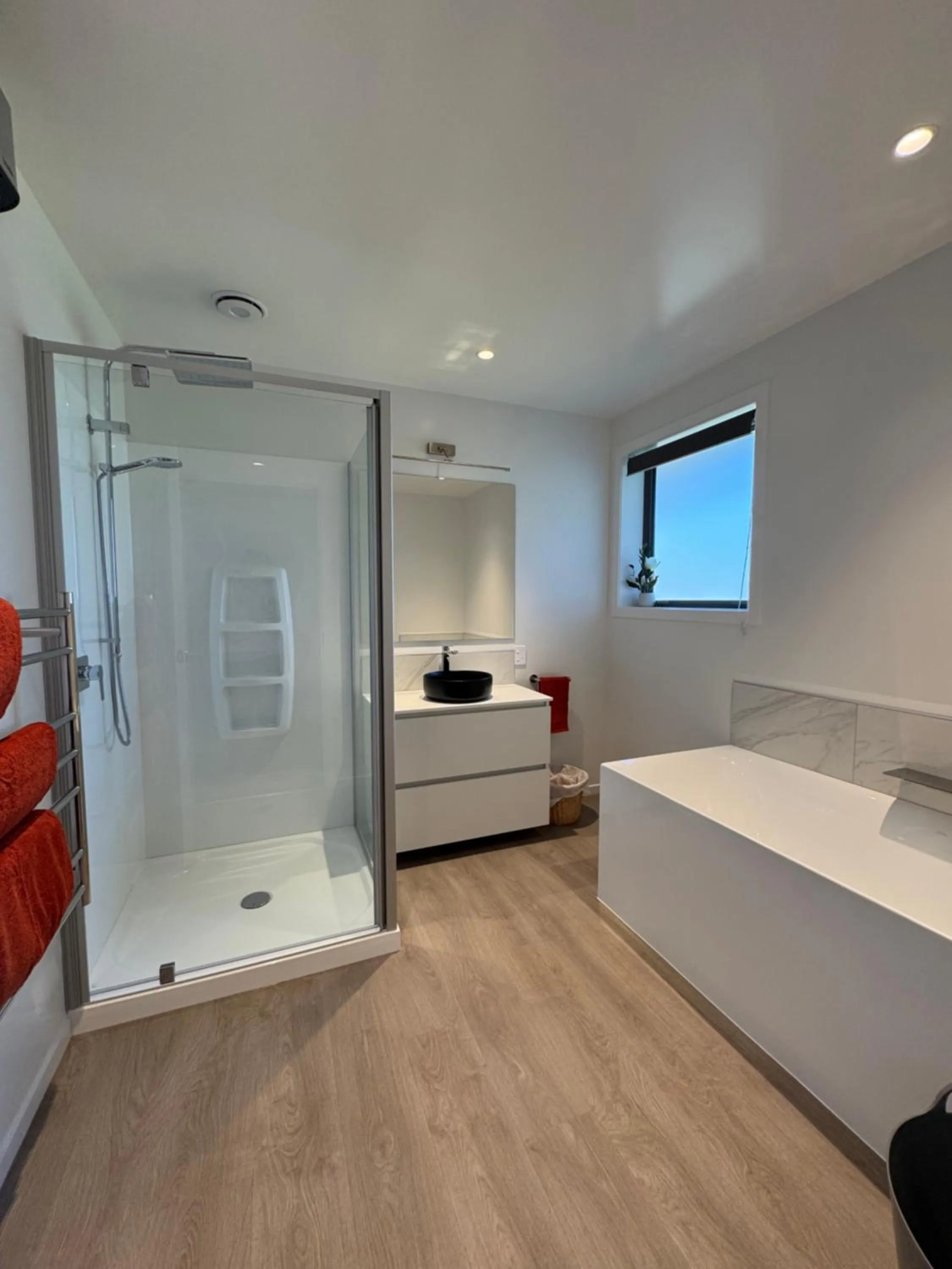 Shower in Red Tussock Motel