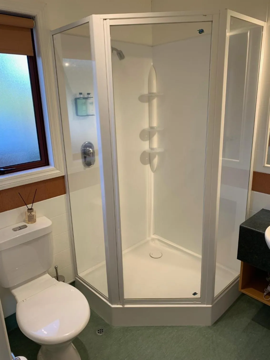 Shower in Red Tussock Motel