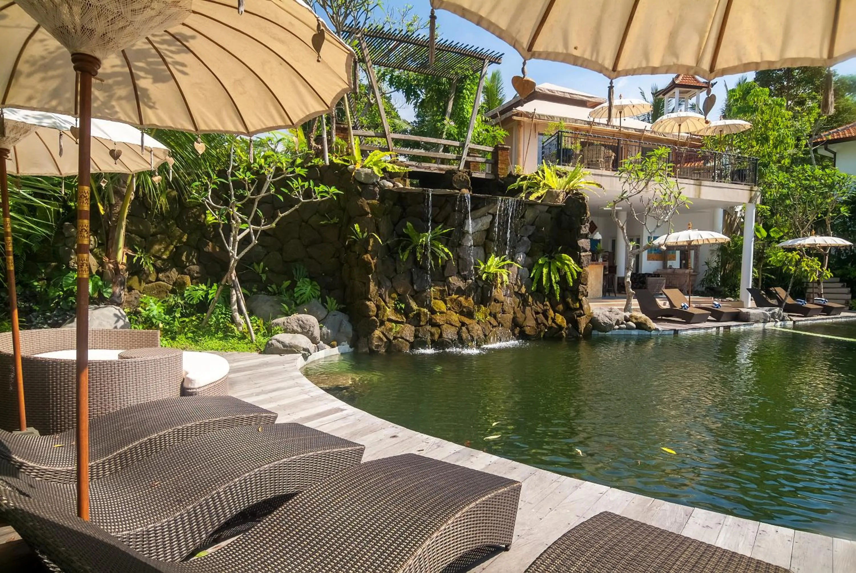 Swimming pool in Sebatu Sanctuary Eco-resort