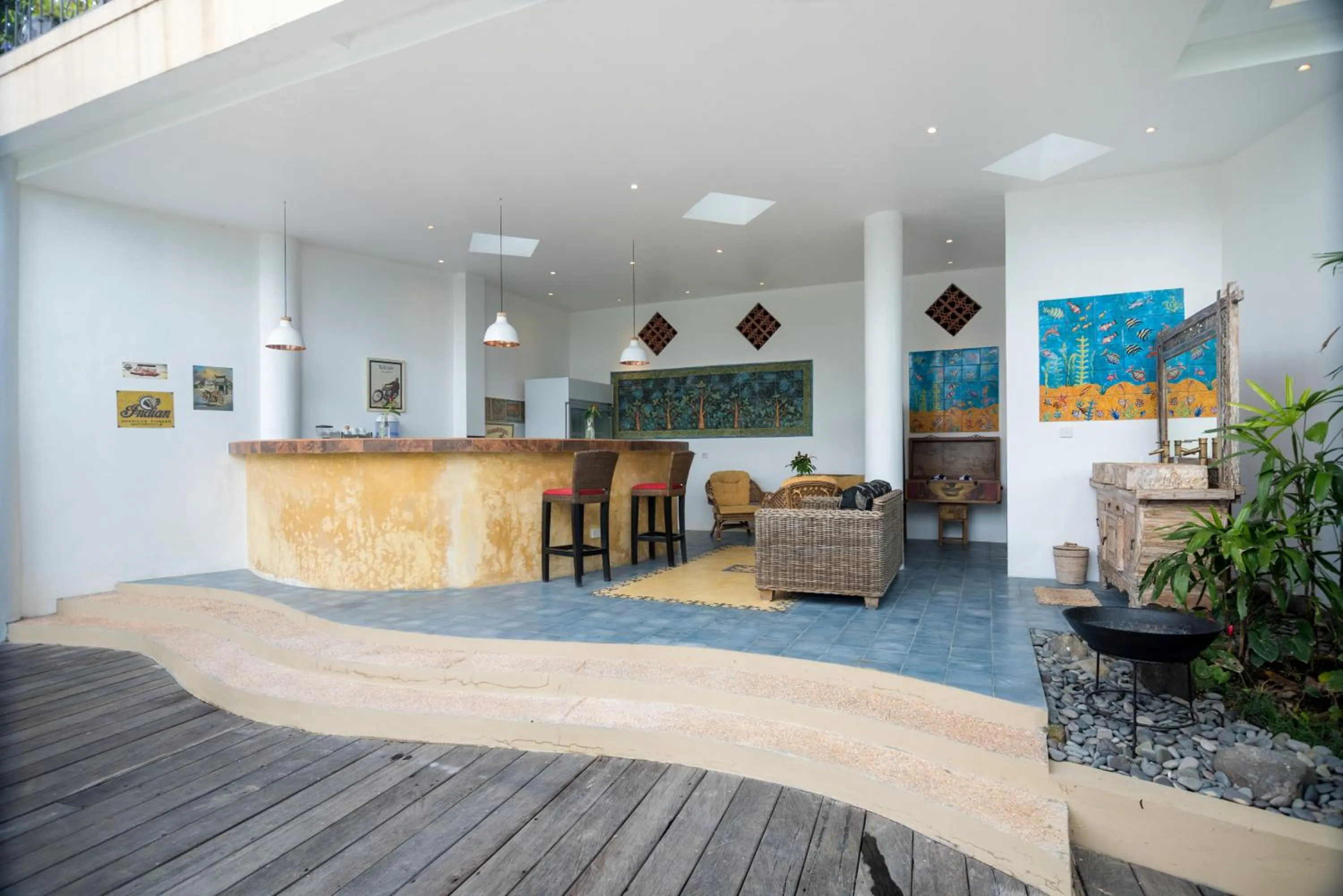 Library in Sebatu Sanctuary Eco-resort