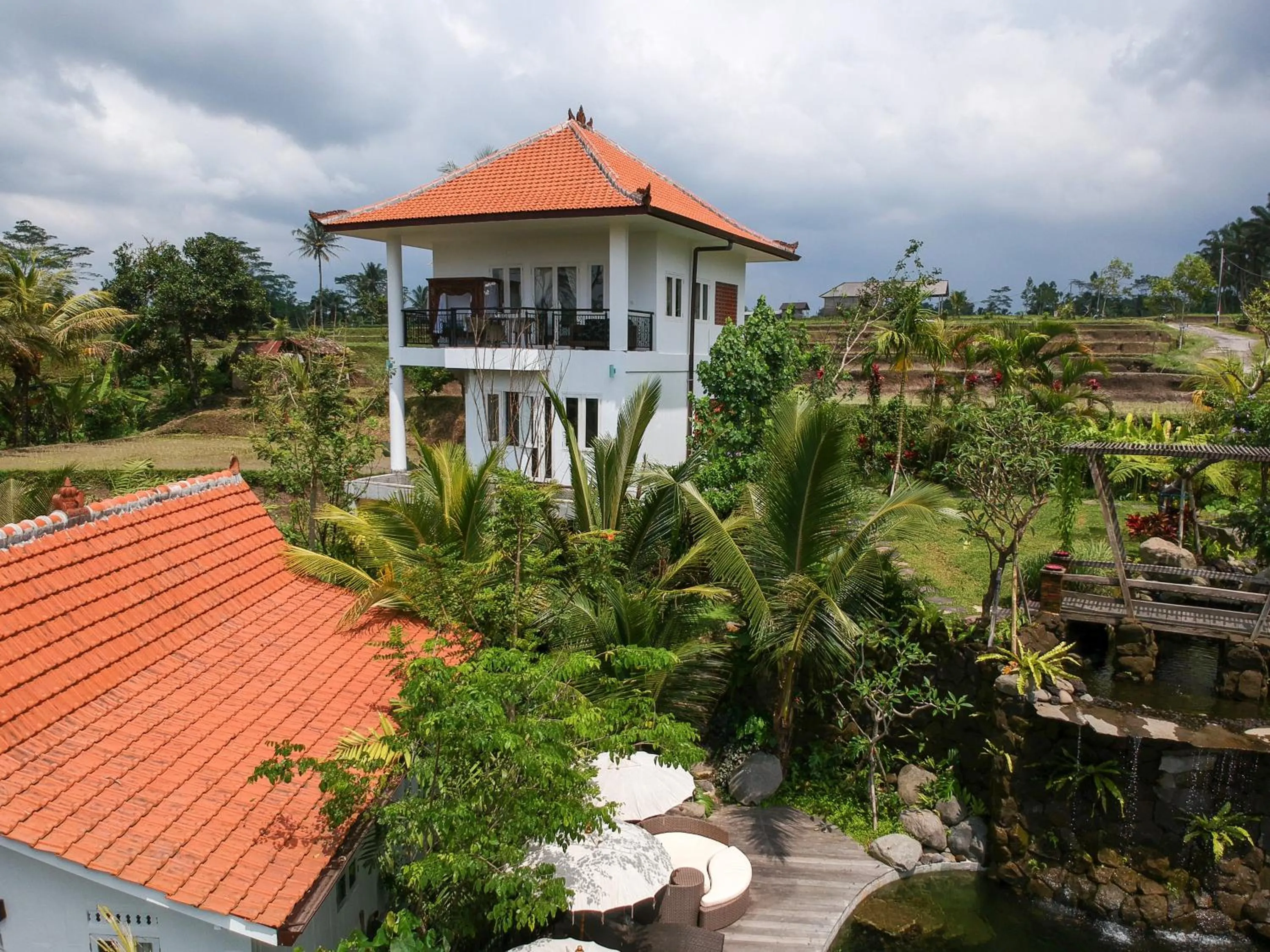 Garden view in Sebatu Sanctuary Eco-resort