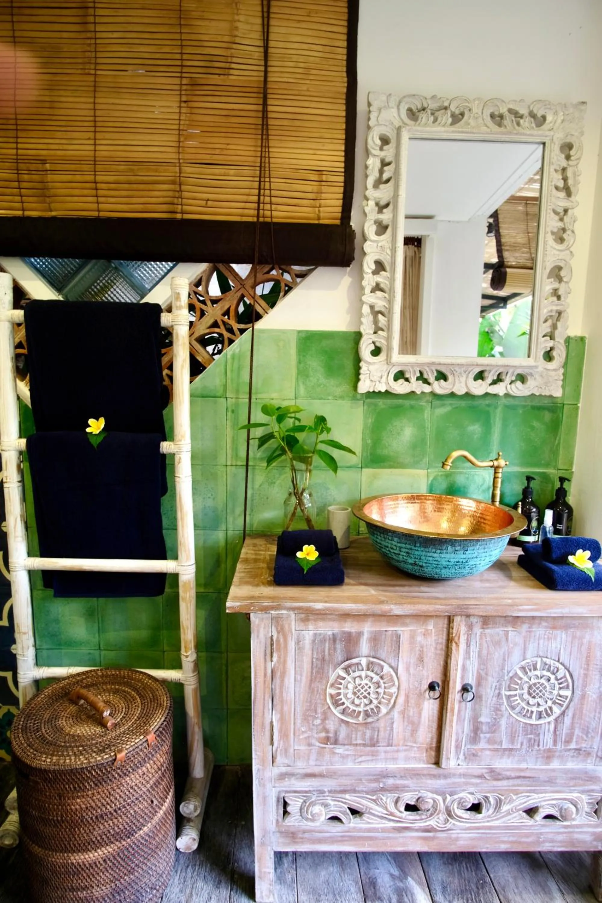 Bathroom in Sebatu Sanctuary Eco-resort