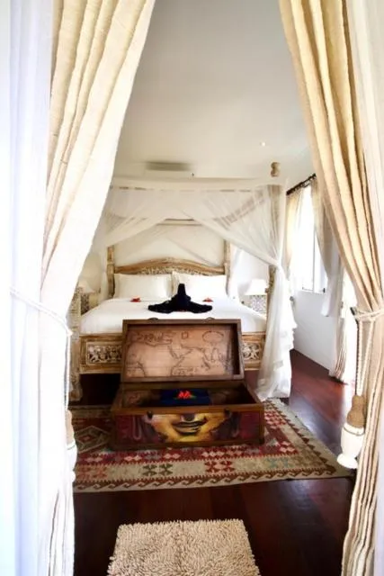 Bed in Sebatu Sanctuary Eco-resort