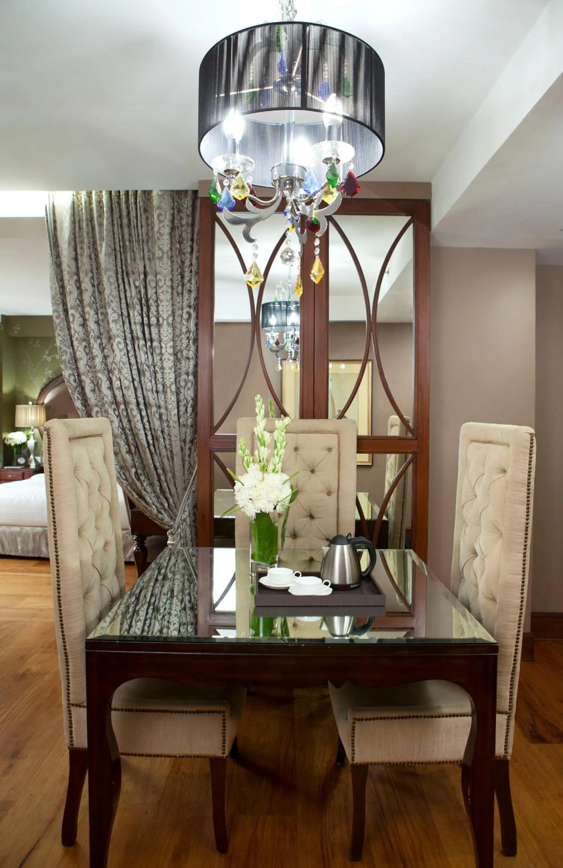 Kitchen or kitchenette in Hotel Celeste Makati