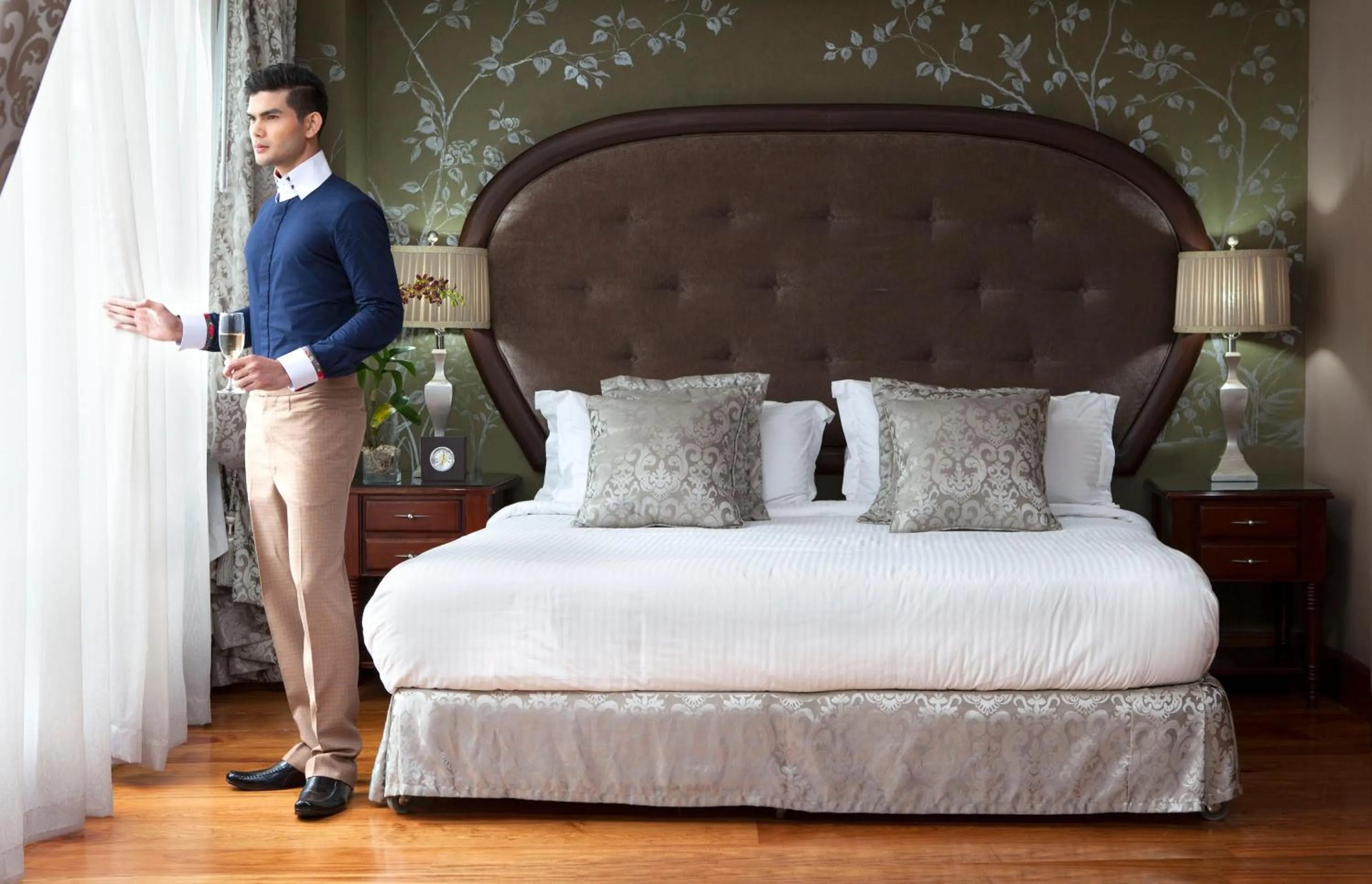 Bedroom, Bed in Hotel Celeste Makati