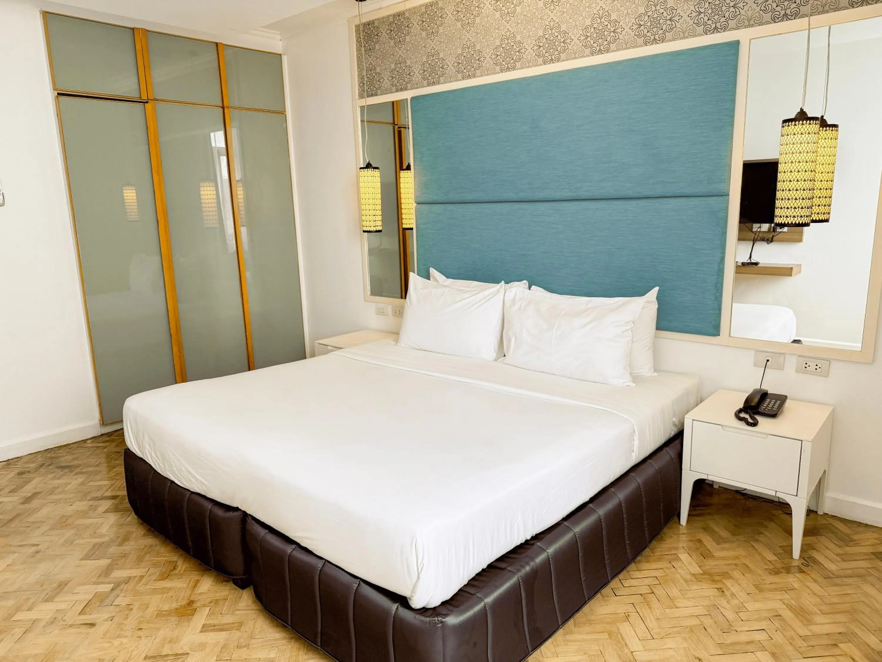 Bed in Parque España Residence Hotel