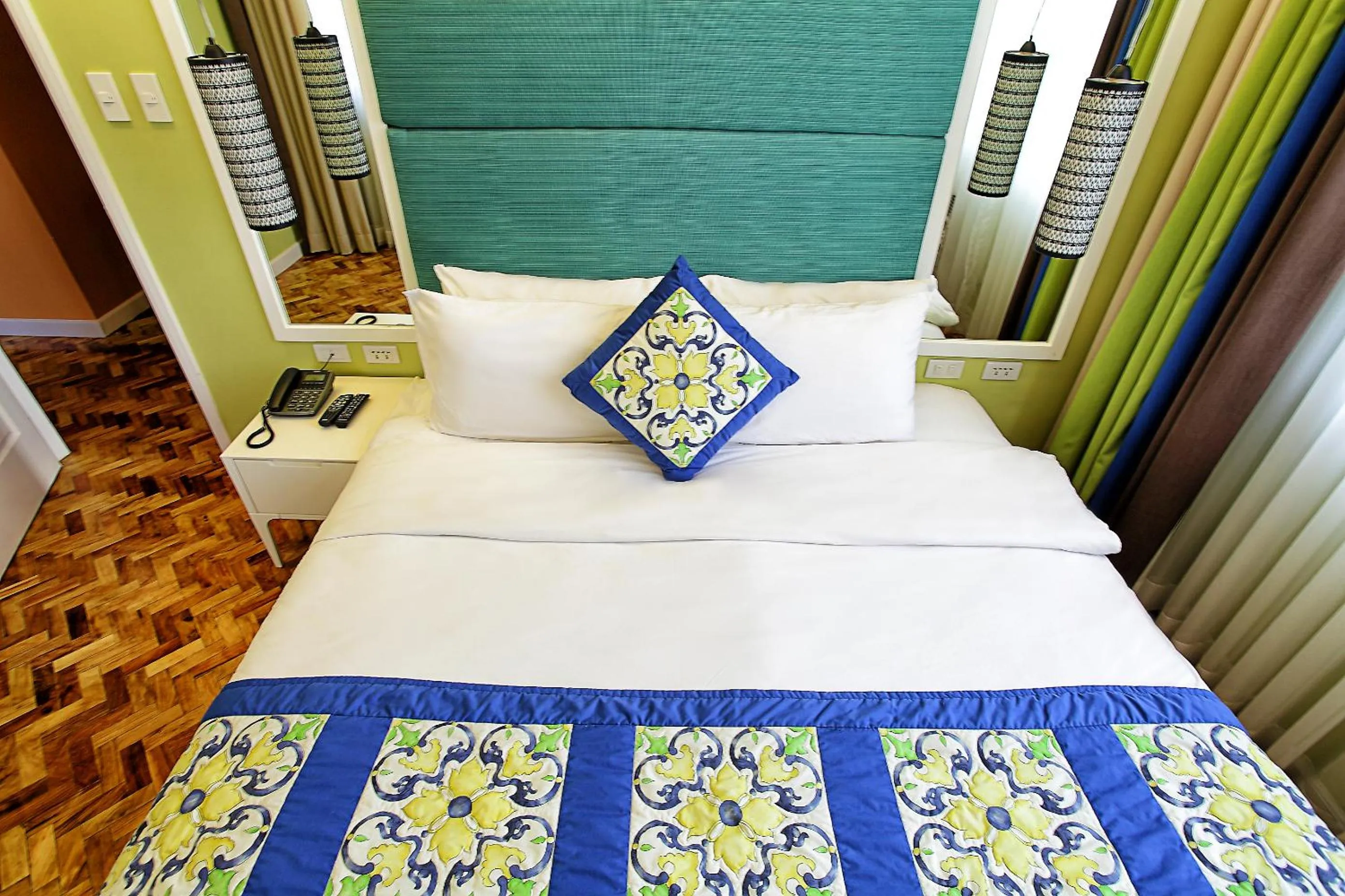 Bed in Parque España Residence Hotel