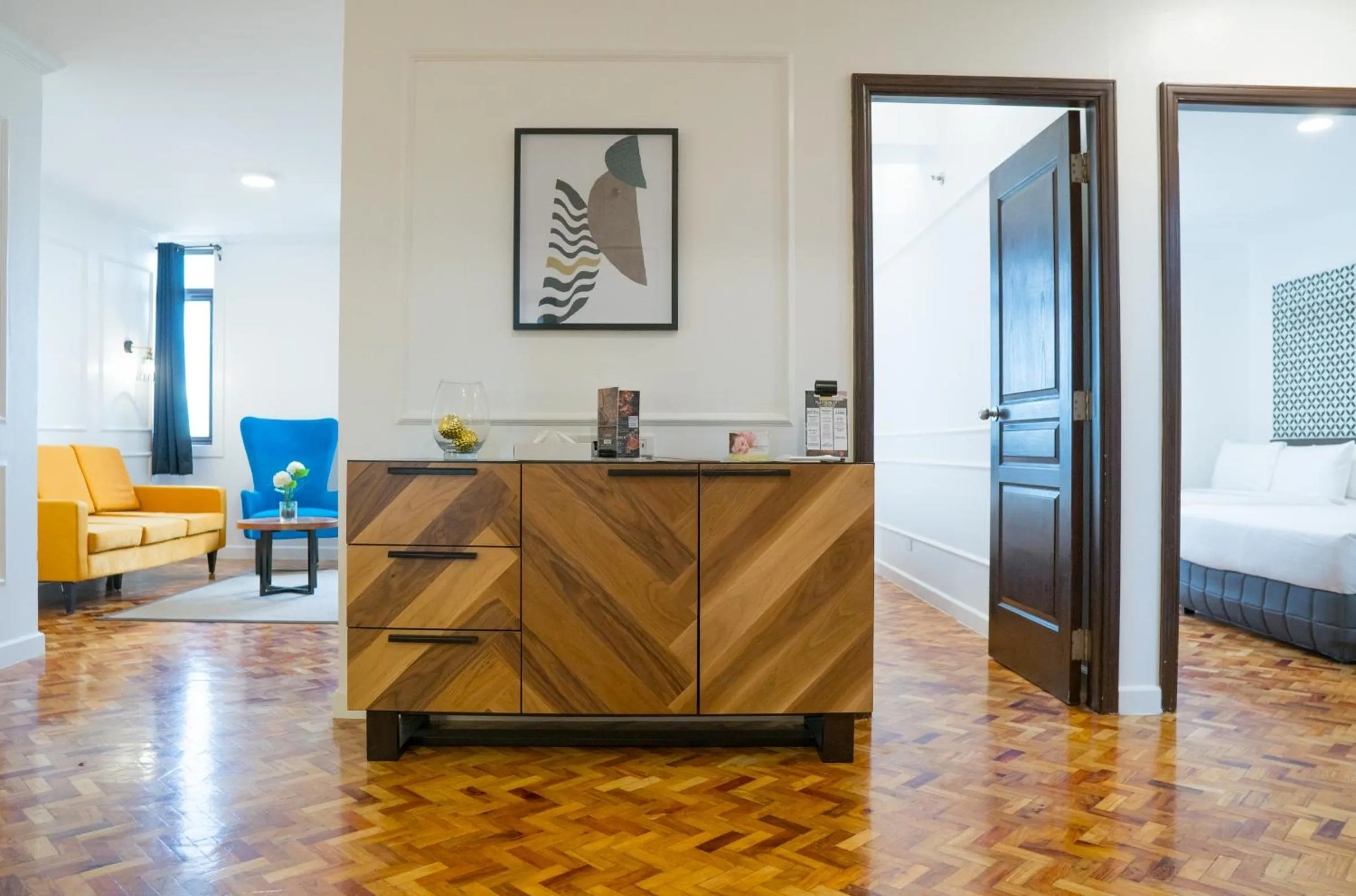 Living room in Parque España Residence Hotel