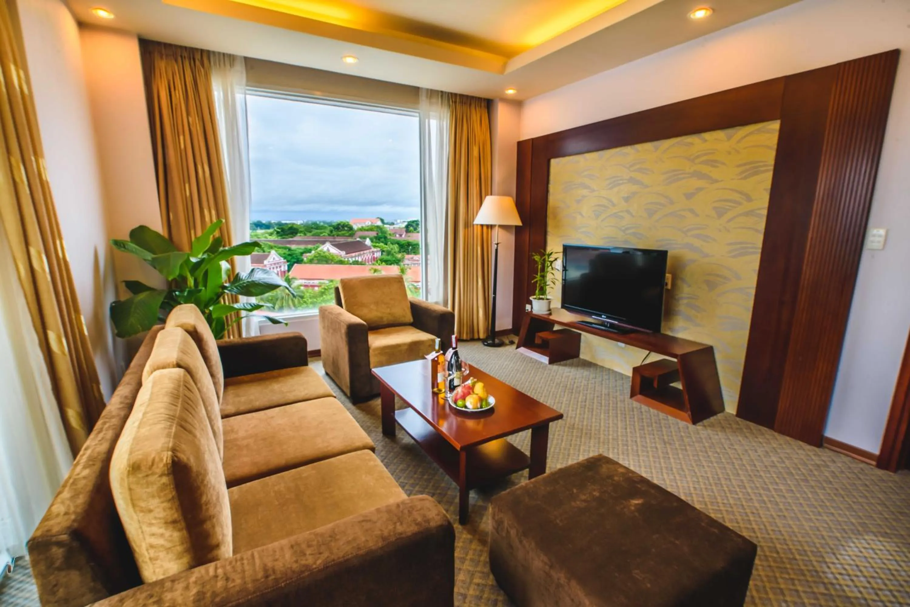 Communal lounge/ TV room in Mondial Hotel Hue