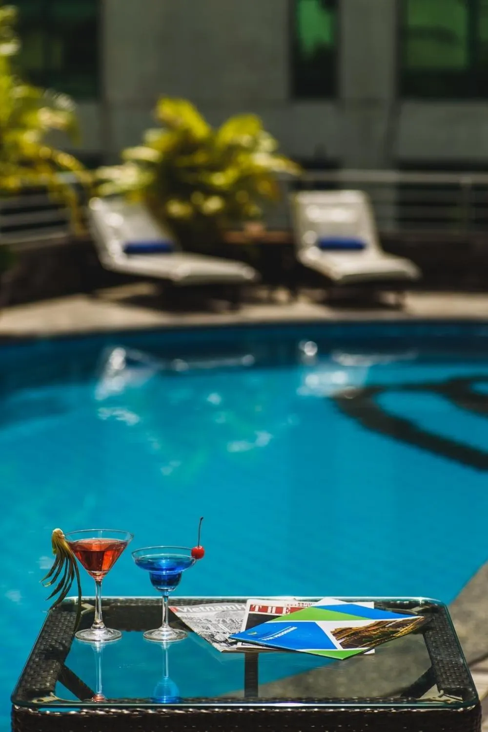 Swimming pool in Mondial Hotel Hue