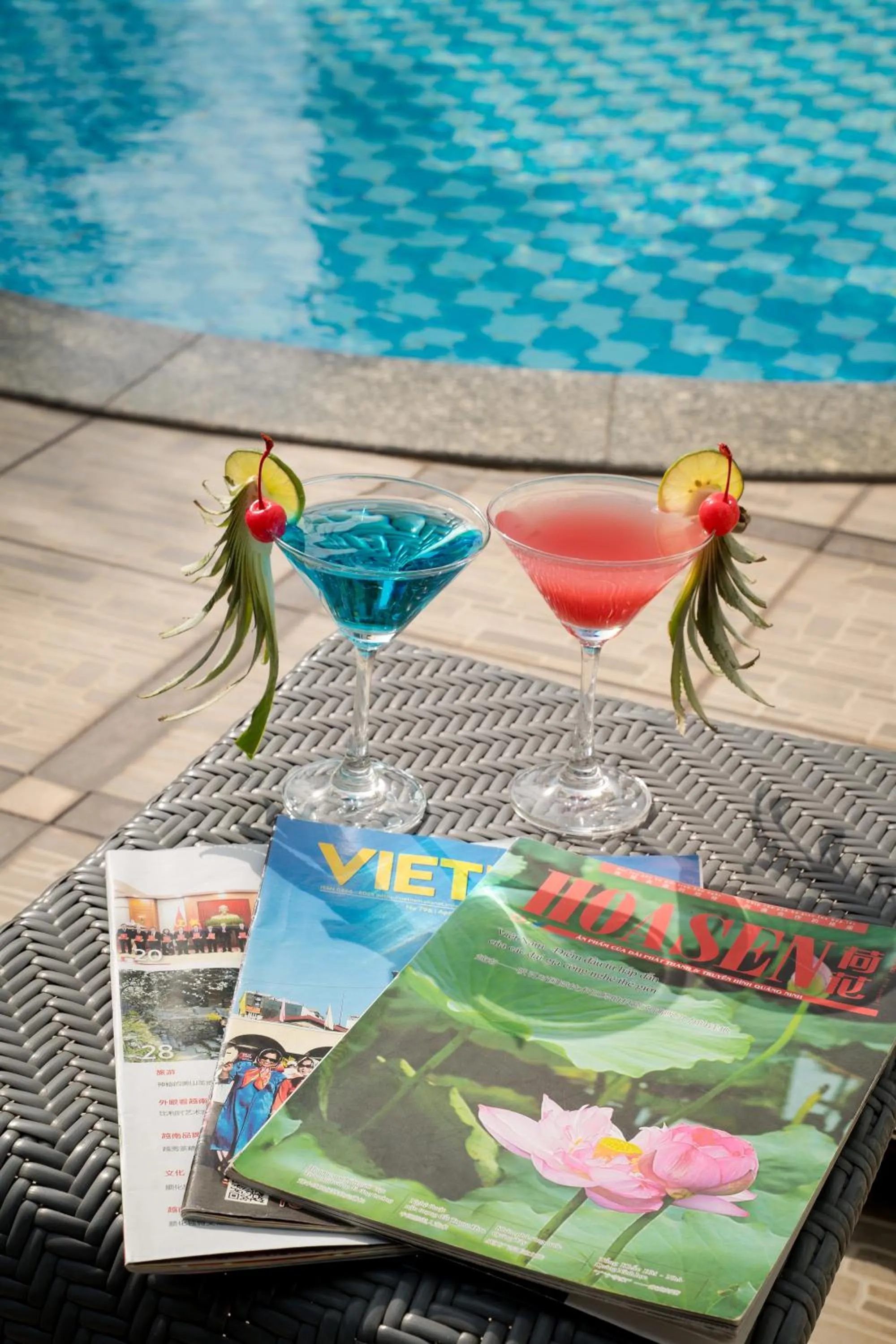 Swimming pool in Mondial Hotel Hue