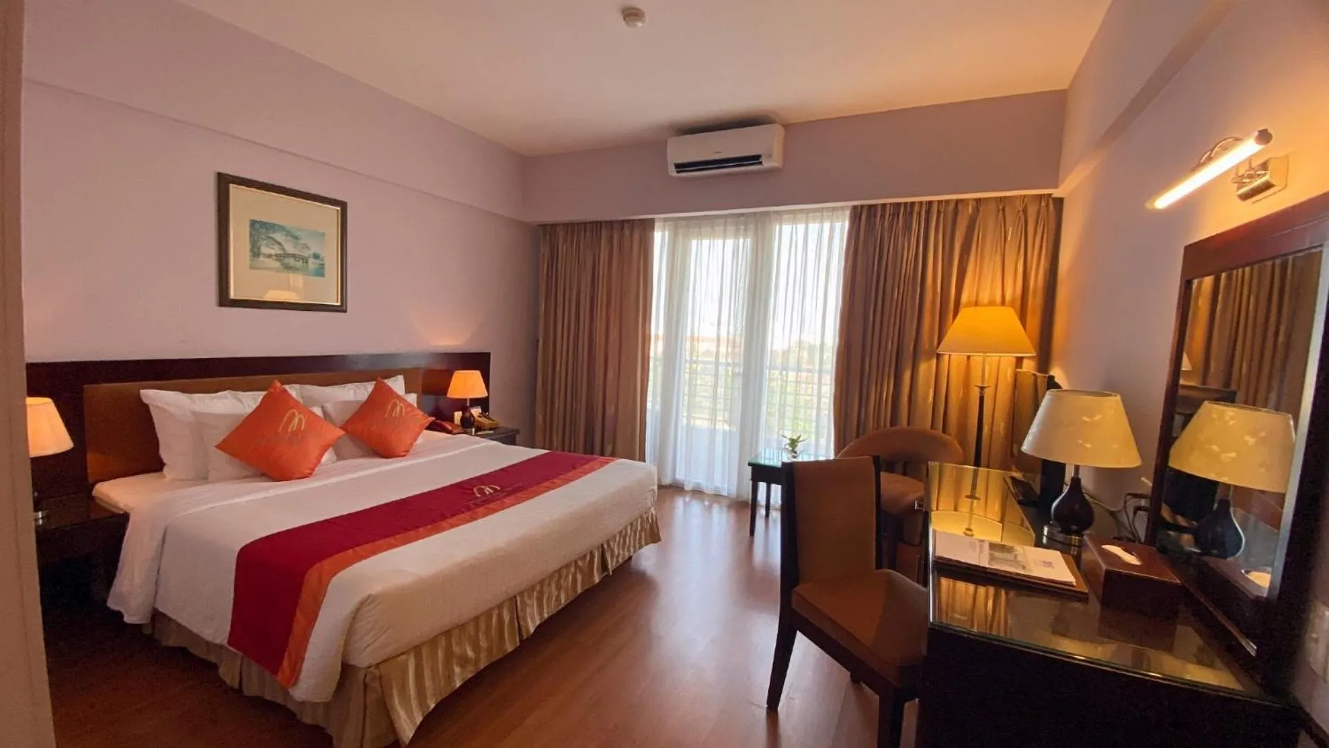 Bedroom, Bed in Mondial Hotel Hue