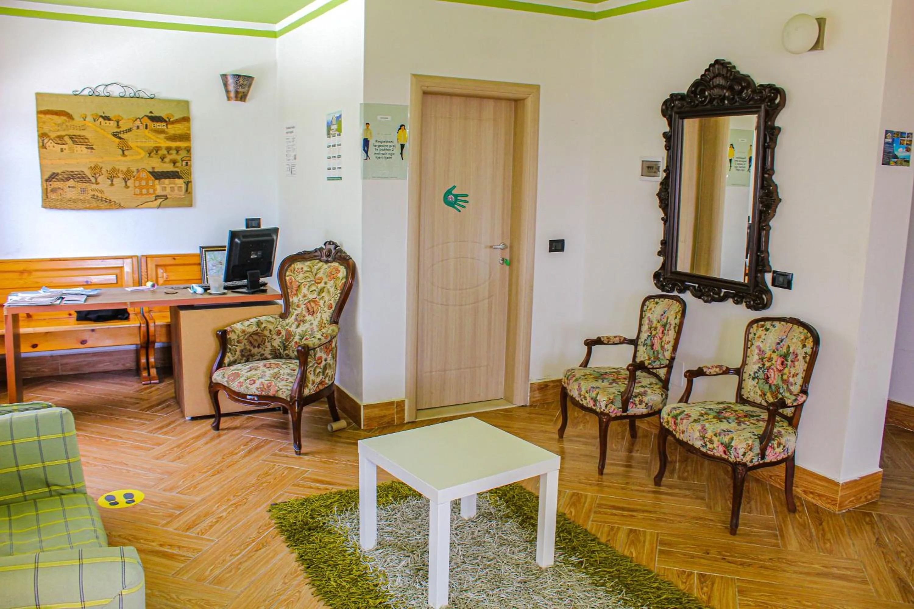 Lobby or reception in Shkreli Resort Qafeshtame