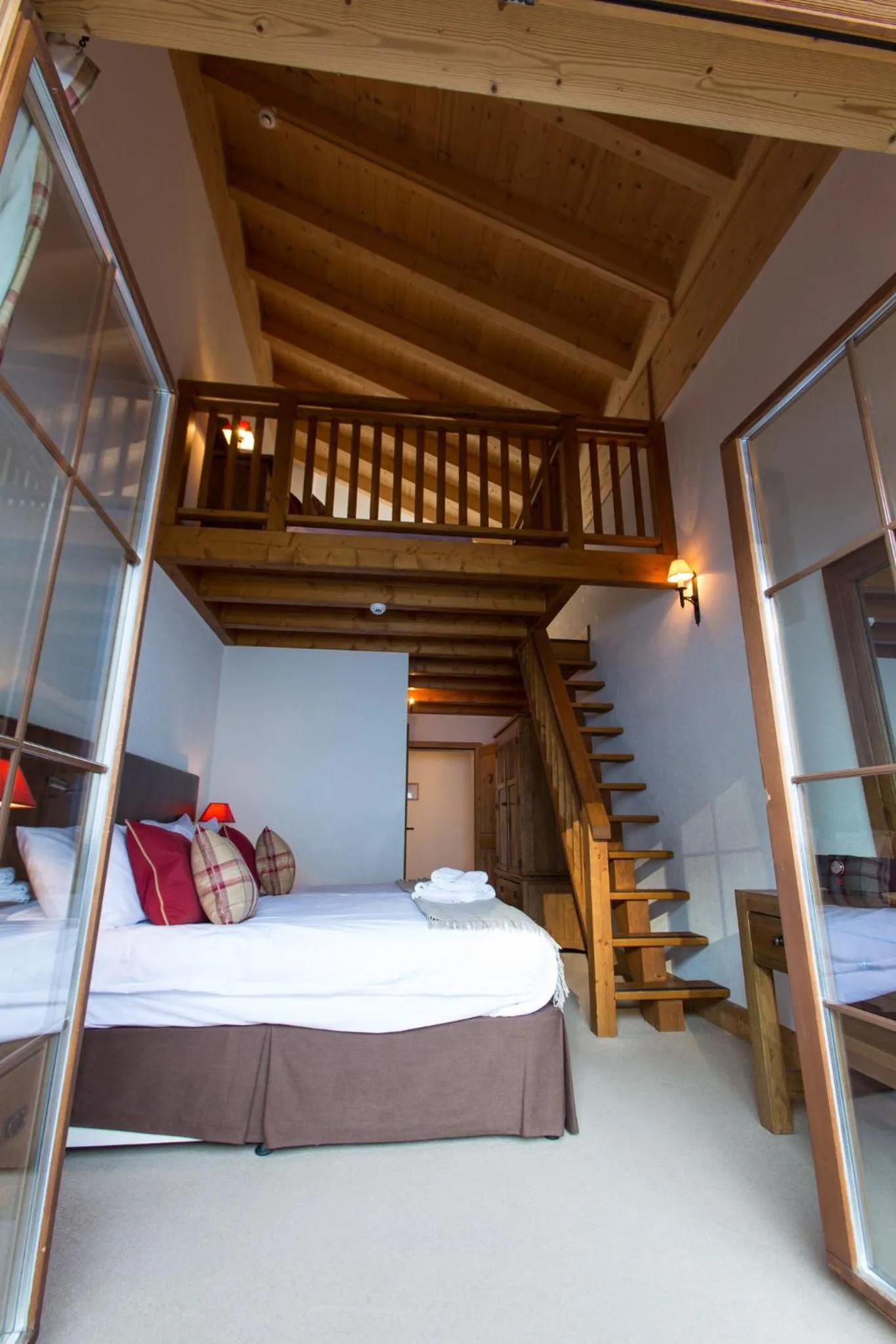 Bed in Mountain Lodge, Les Crosets