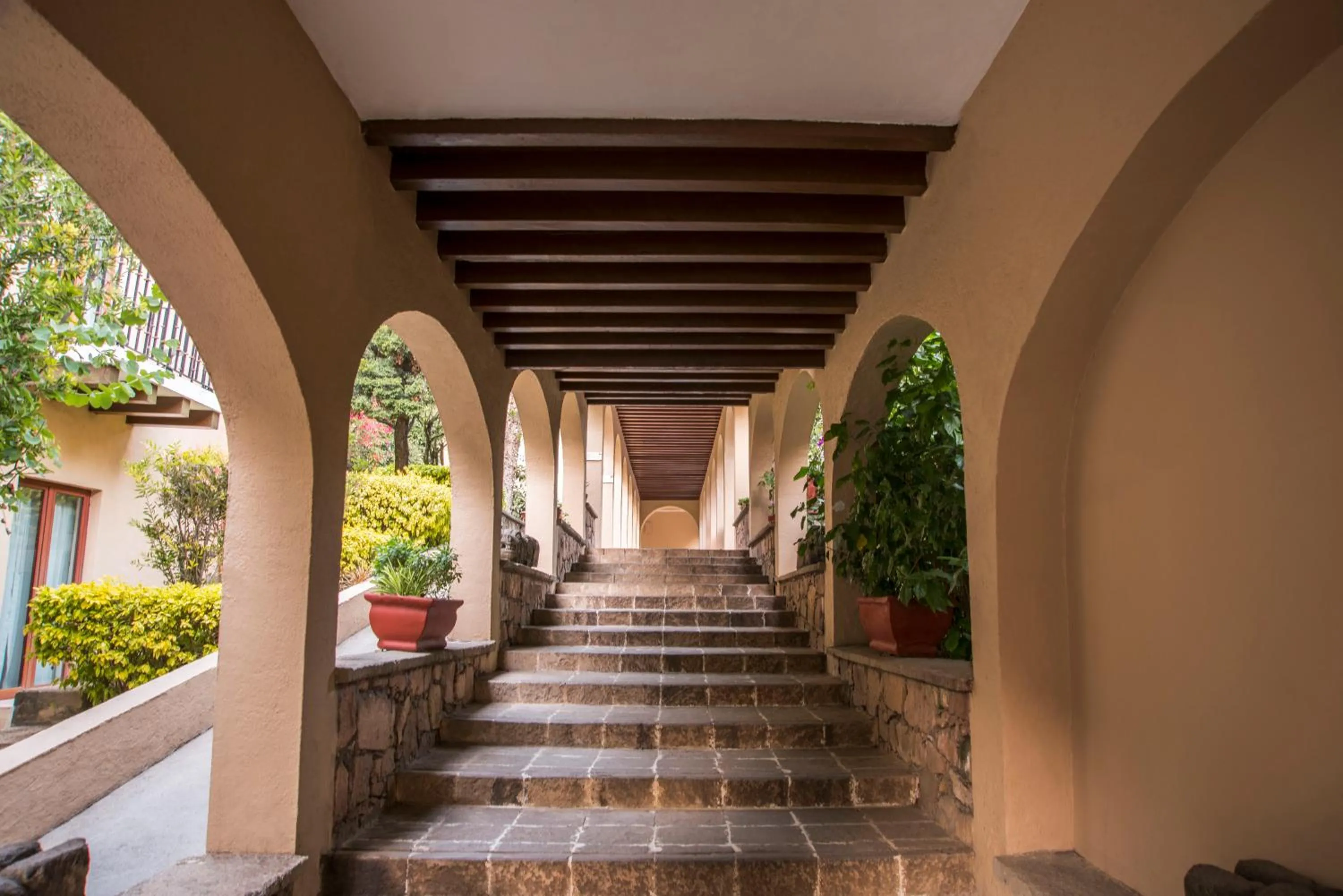 Property building in Hotel Ex-Hacienda San Xavier