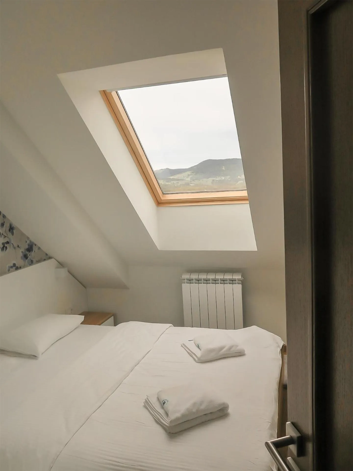 Bed in Vila Apartments Wellness&Spa