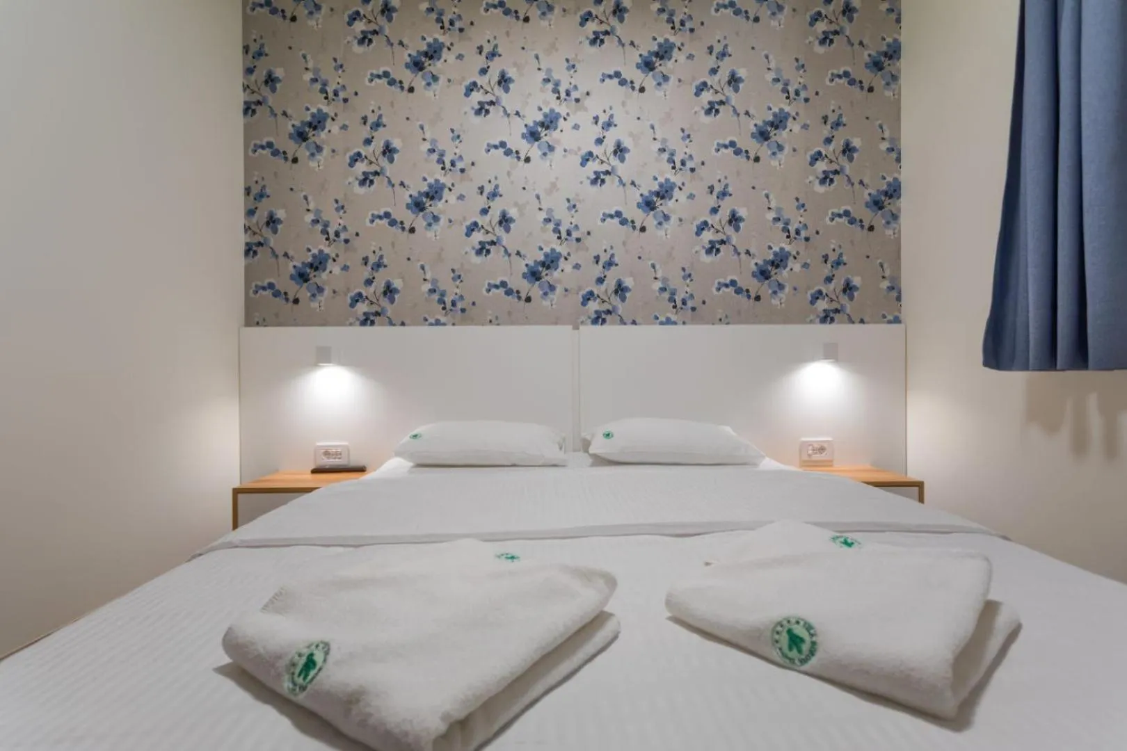 Bed in Vila Apartments Wellness&Spa