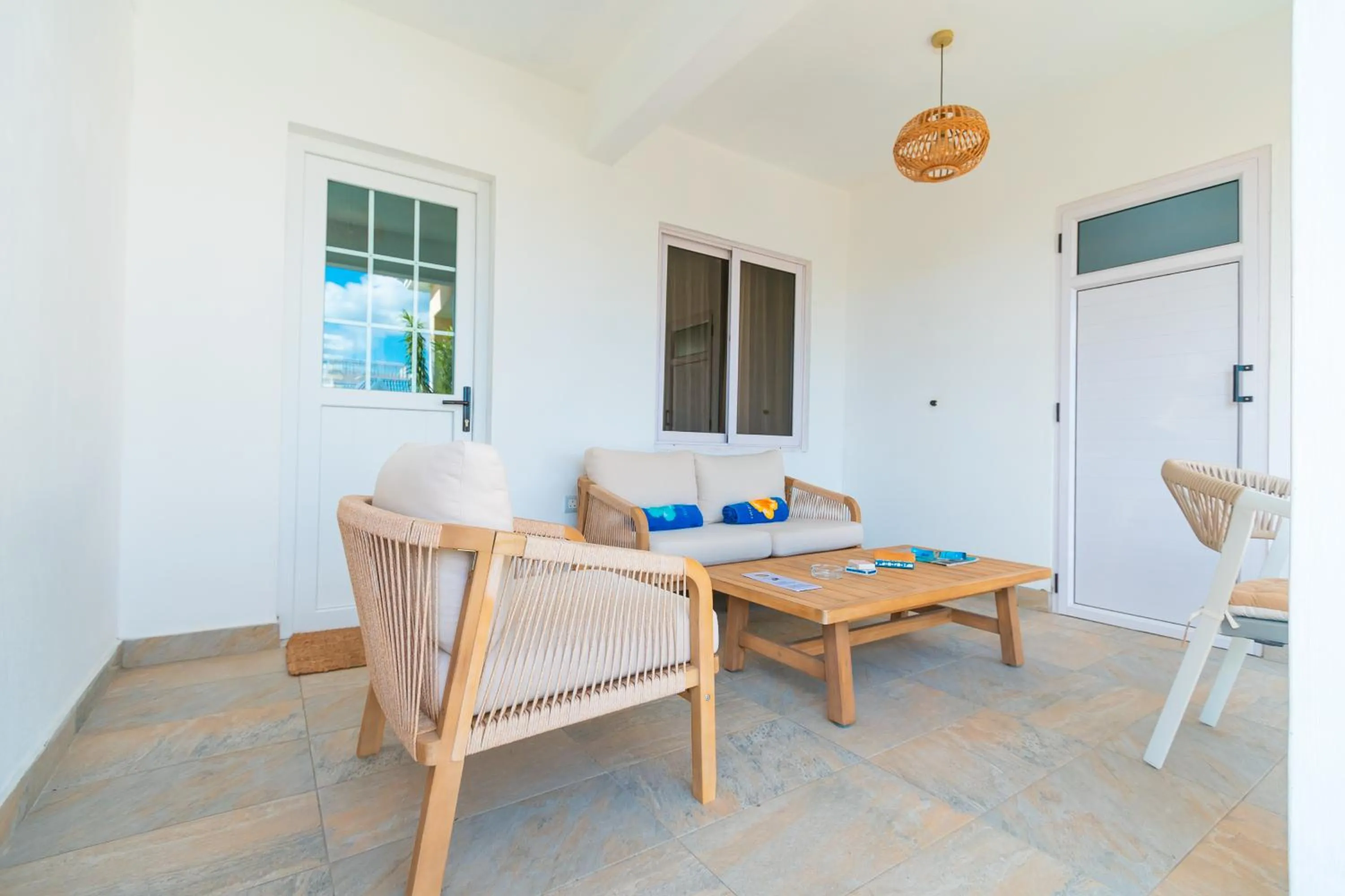 Seating area in Residence Capri - Mont Choisy