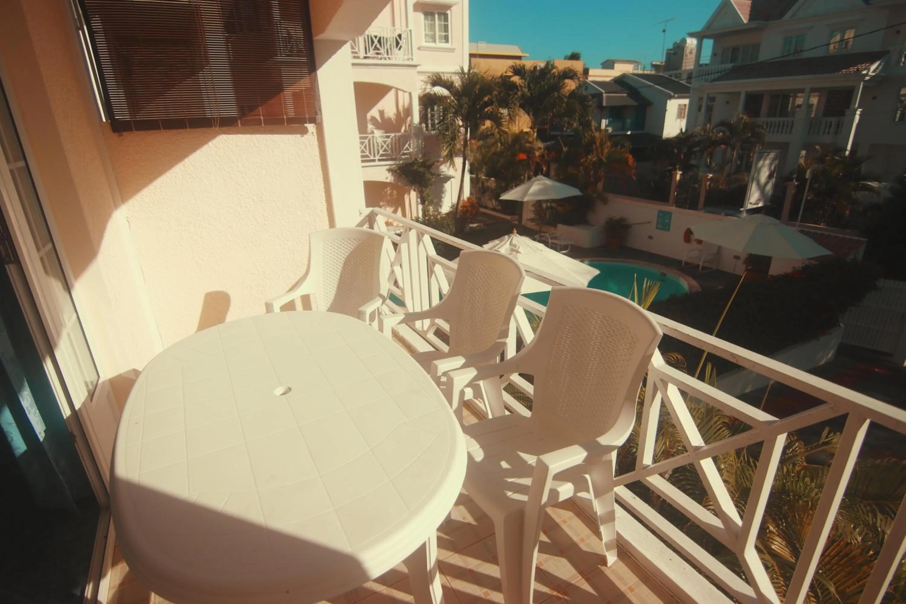 Balcony/Terrace in Residence Capri - Mont Choisy