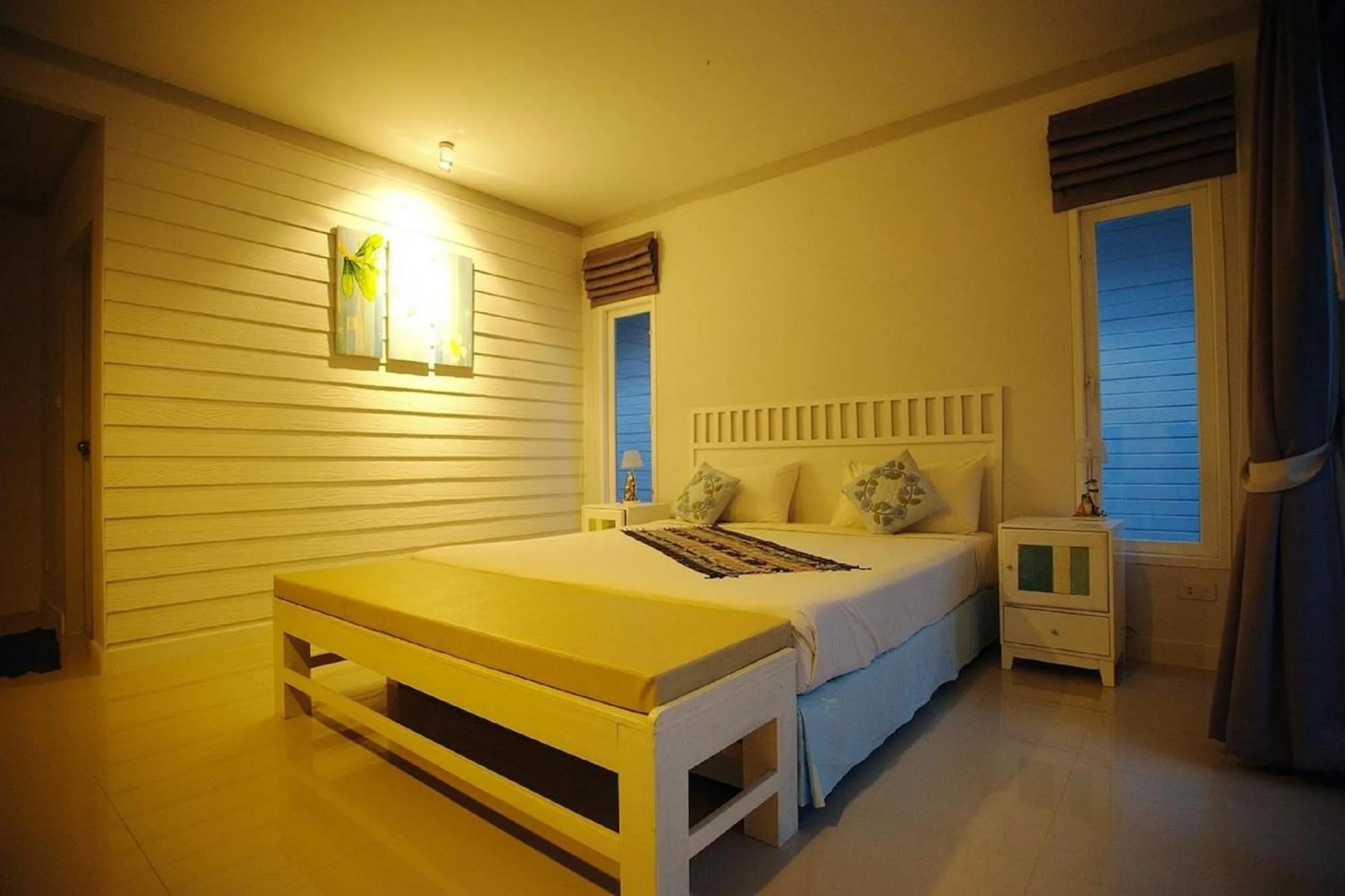 Bed in PP Blue Sky Resort-SHA Plus