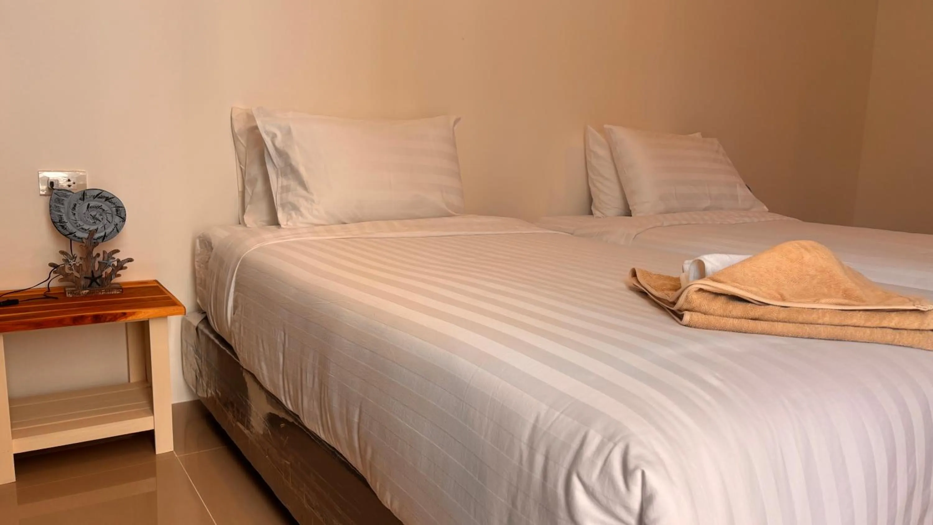 Bed in PP Blue Sky Resort-SHA Plus