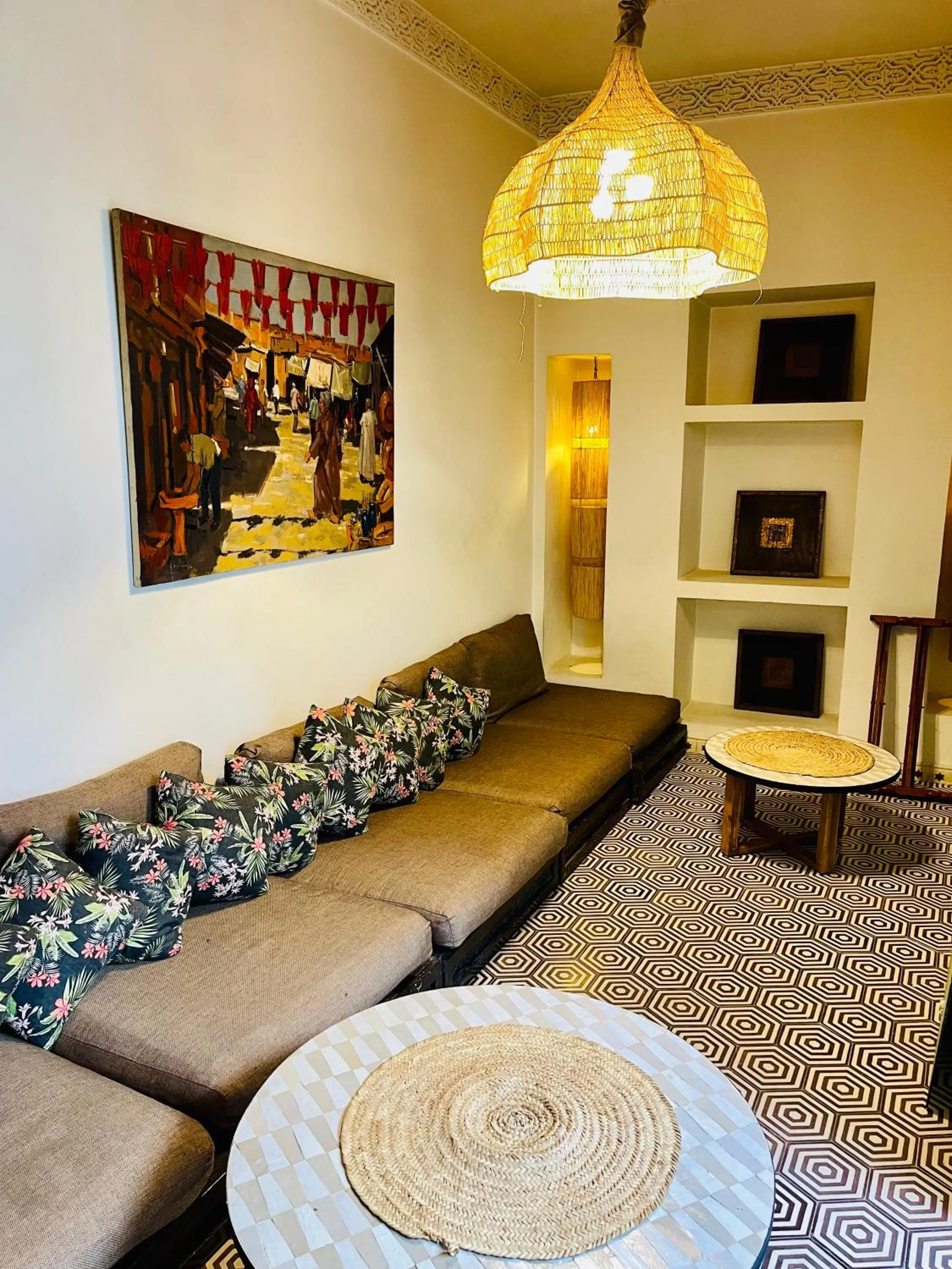 Living room in Riad Fabiola Et Spa By La Siredrah