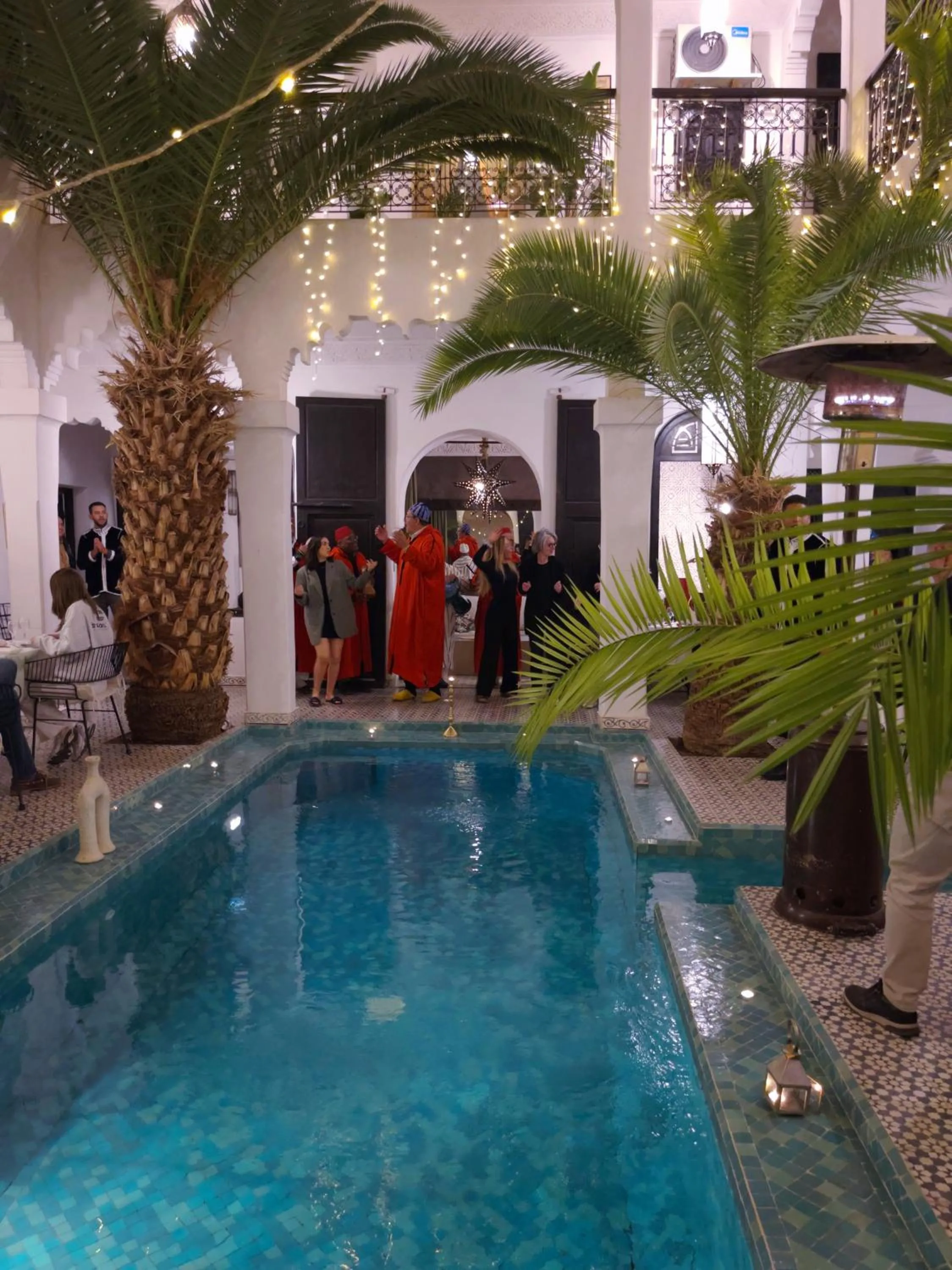 Patio in Riad Fabiola Et Spa By La Siredrah
