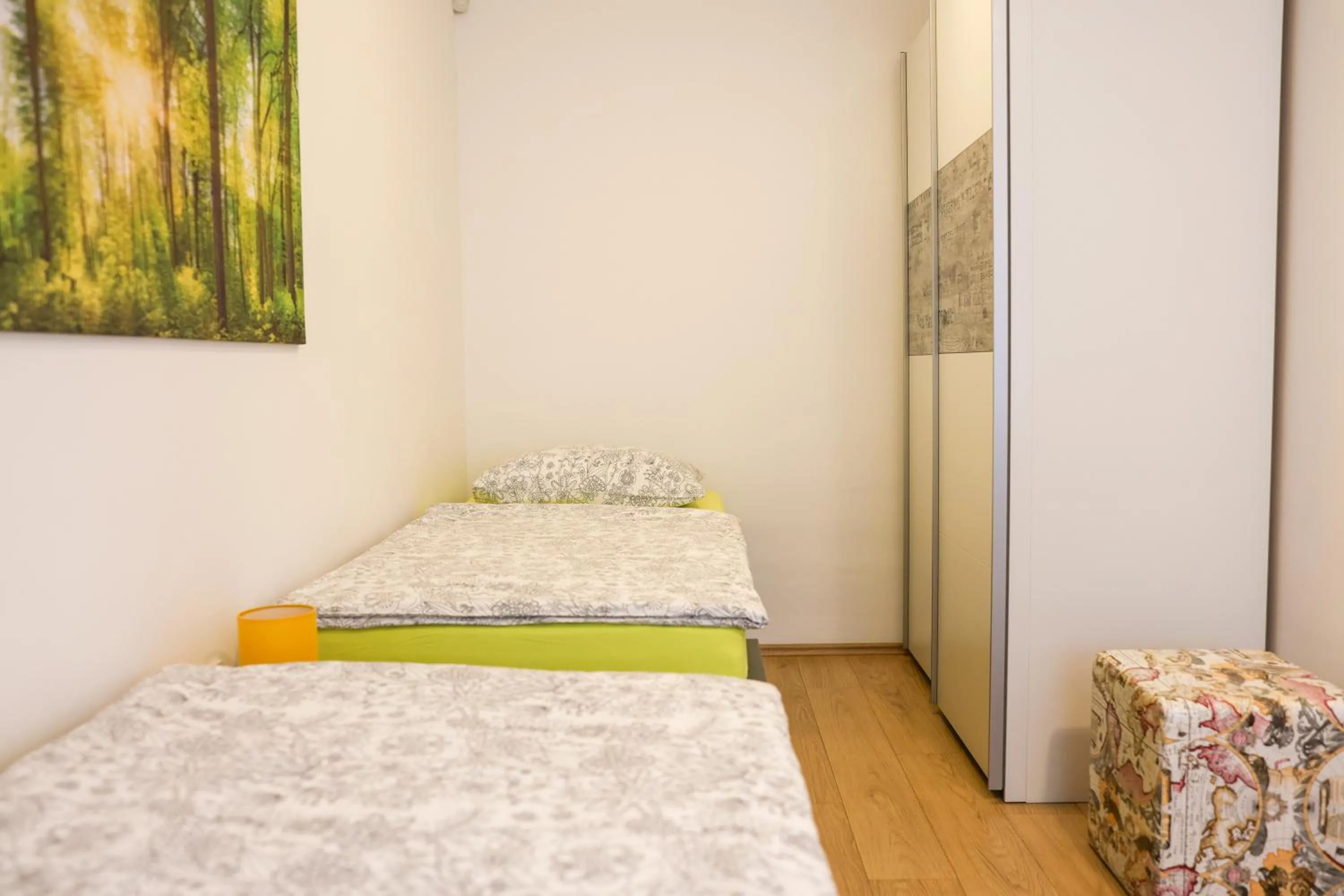 Bed in Apartment Piano