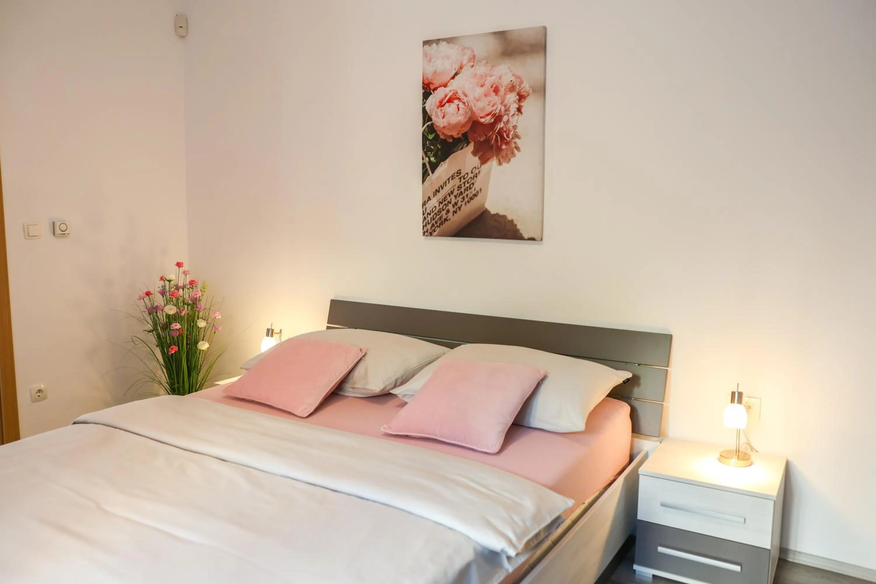 Bed in Apartment Piano