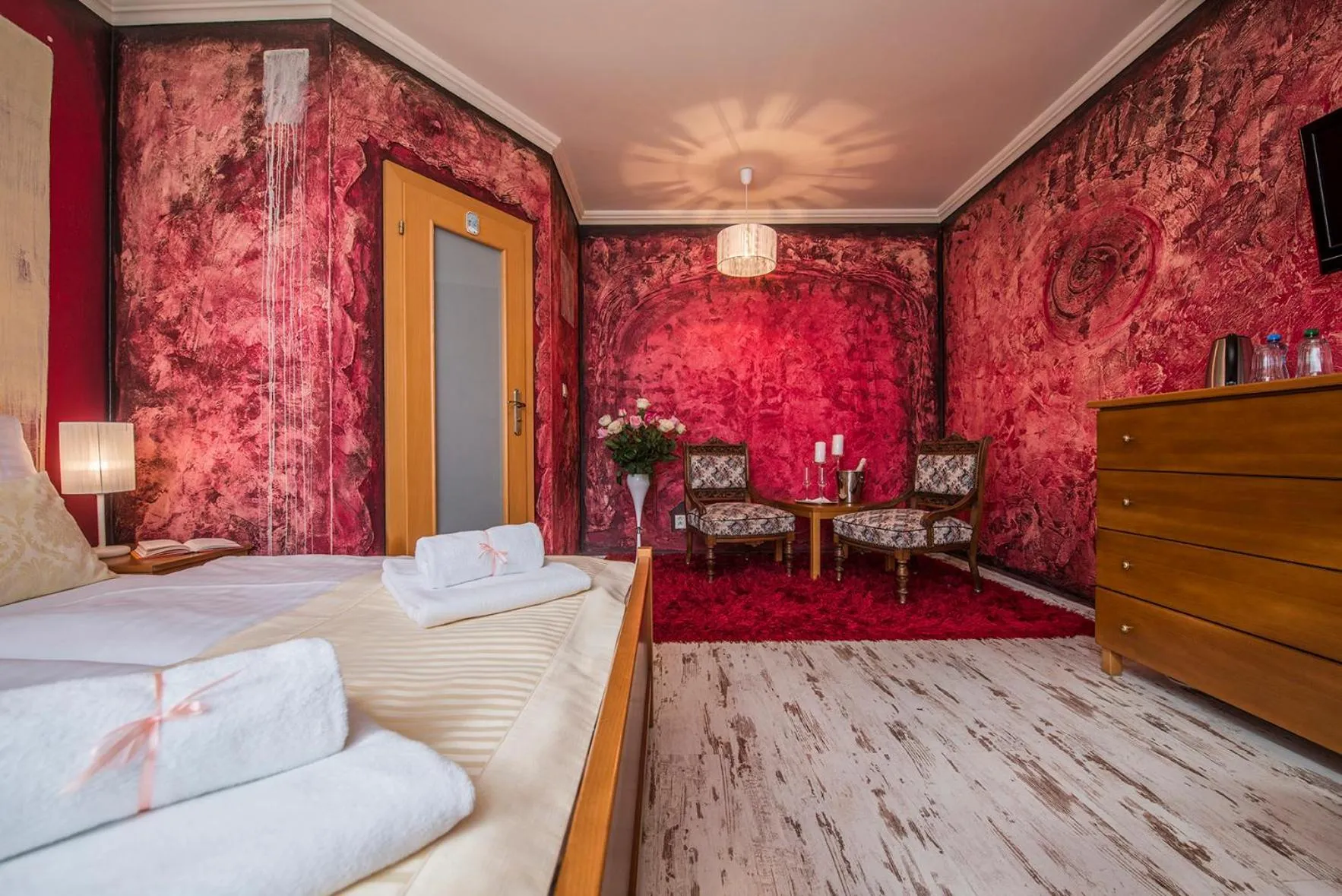 Coffee/tea facilities, Bed in Wellness Penzión Vila Mery