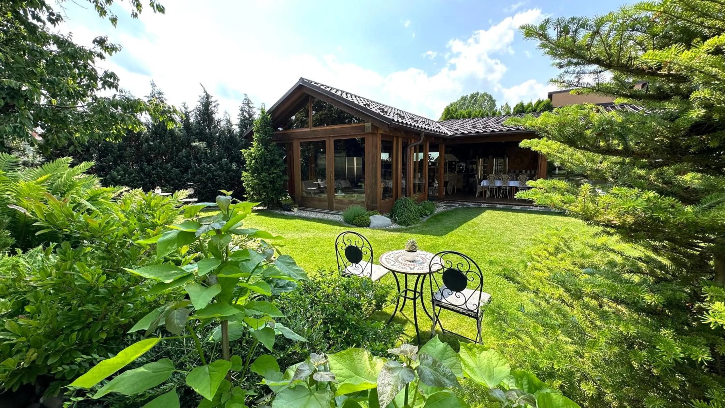 Balcony/Terrace in Wellness Penzión Vila Mery